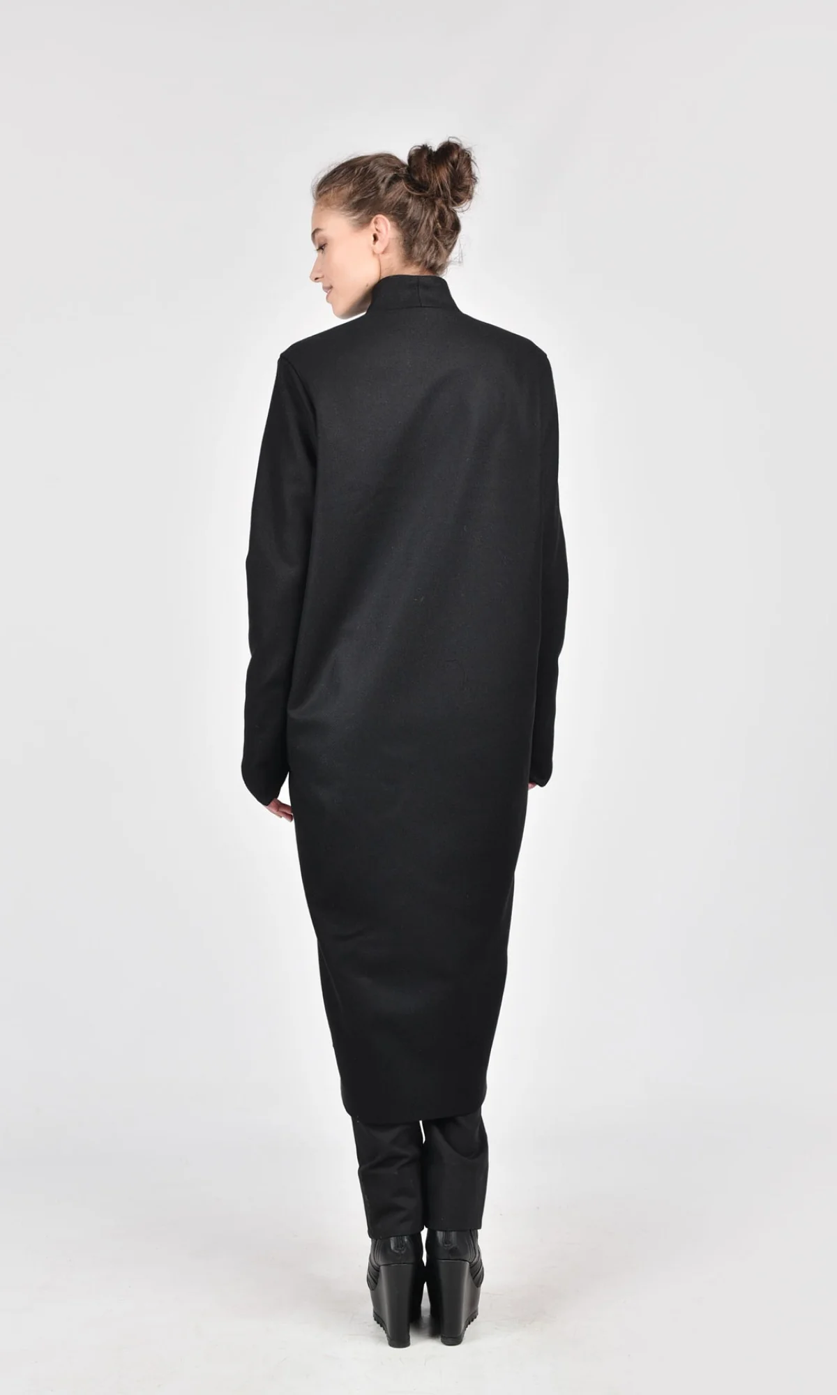 Asymmetric Long Coat - Image 4