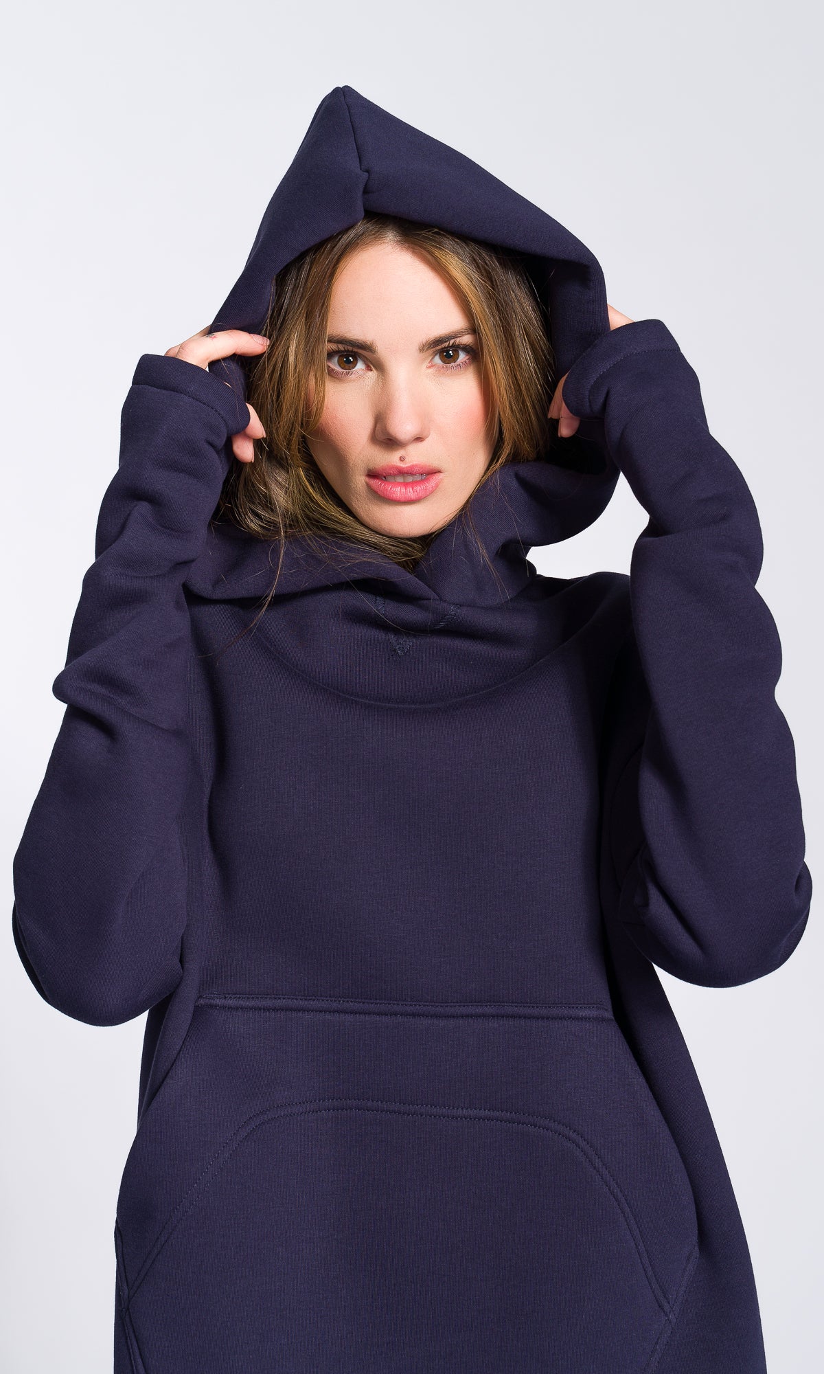 Asymmetric Maxi Hoodie - Image 7