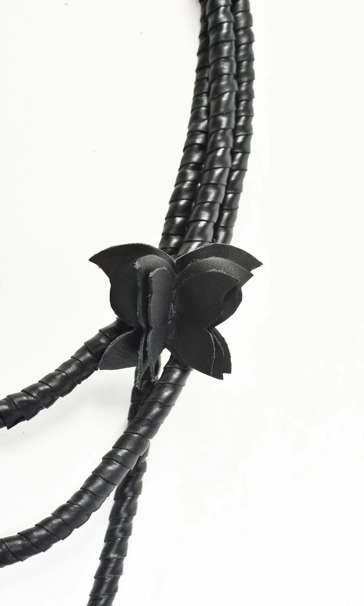 Beautiful Butterfly Leather Necklace - Image 2