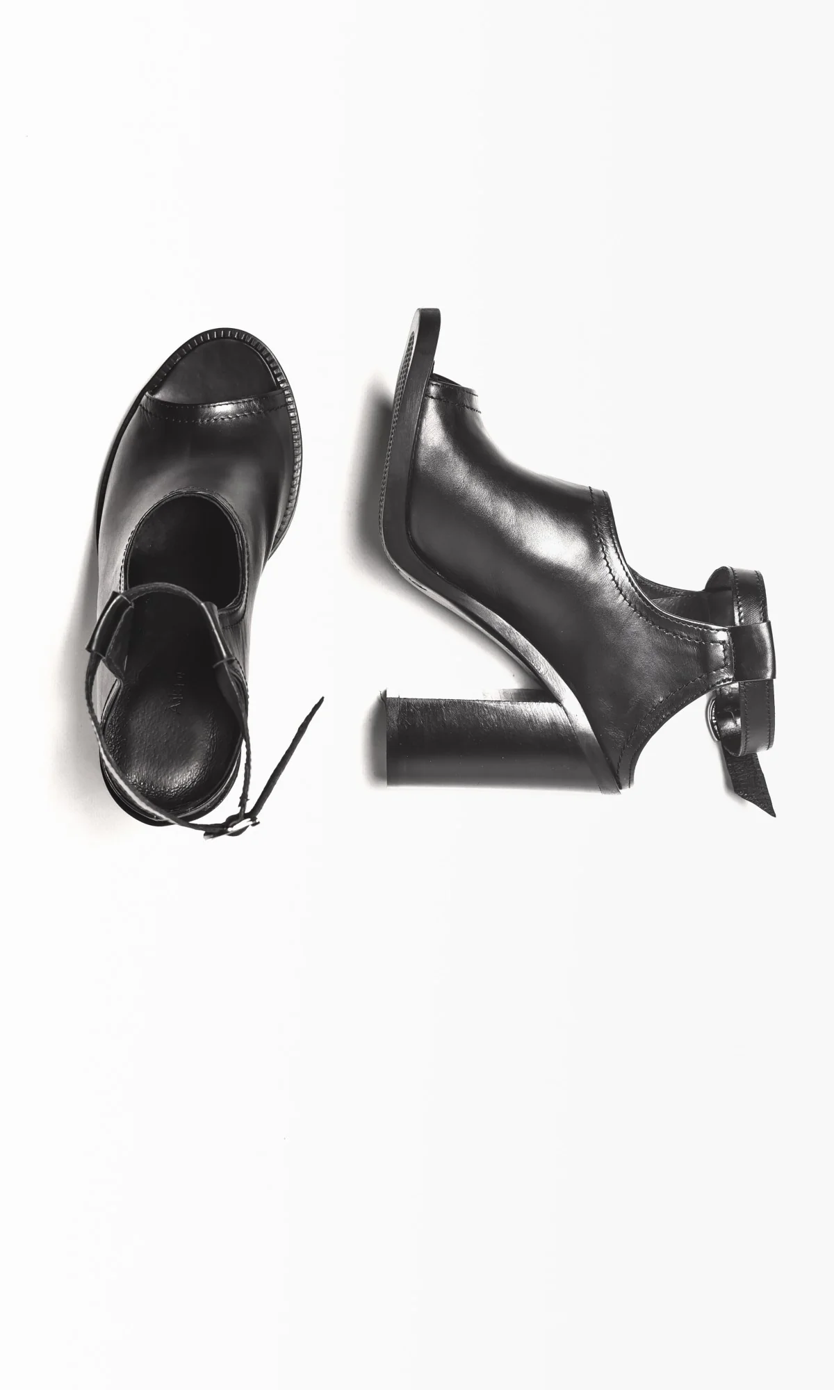 Block Heel Ankle Strap Sandals - Image 3