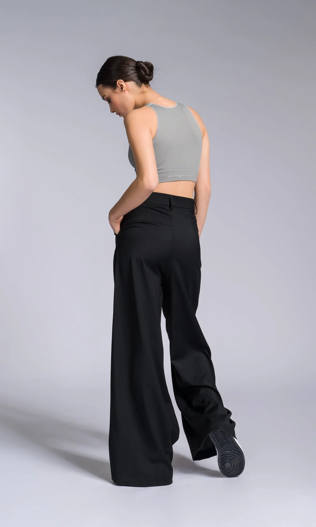 Cool Wool Tuck Pants - Image 2