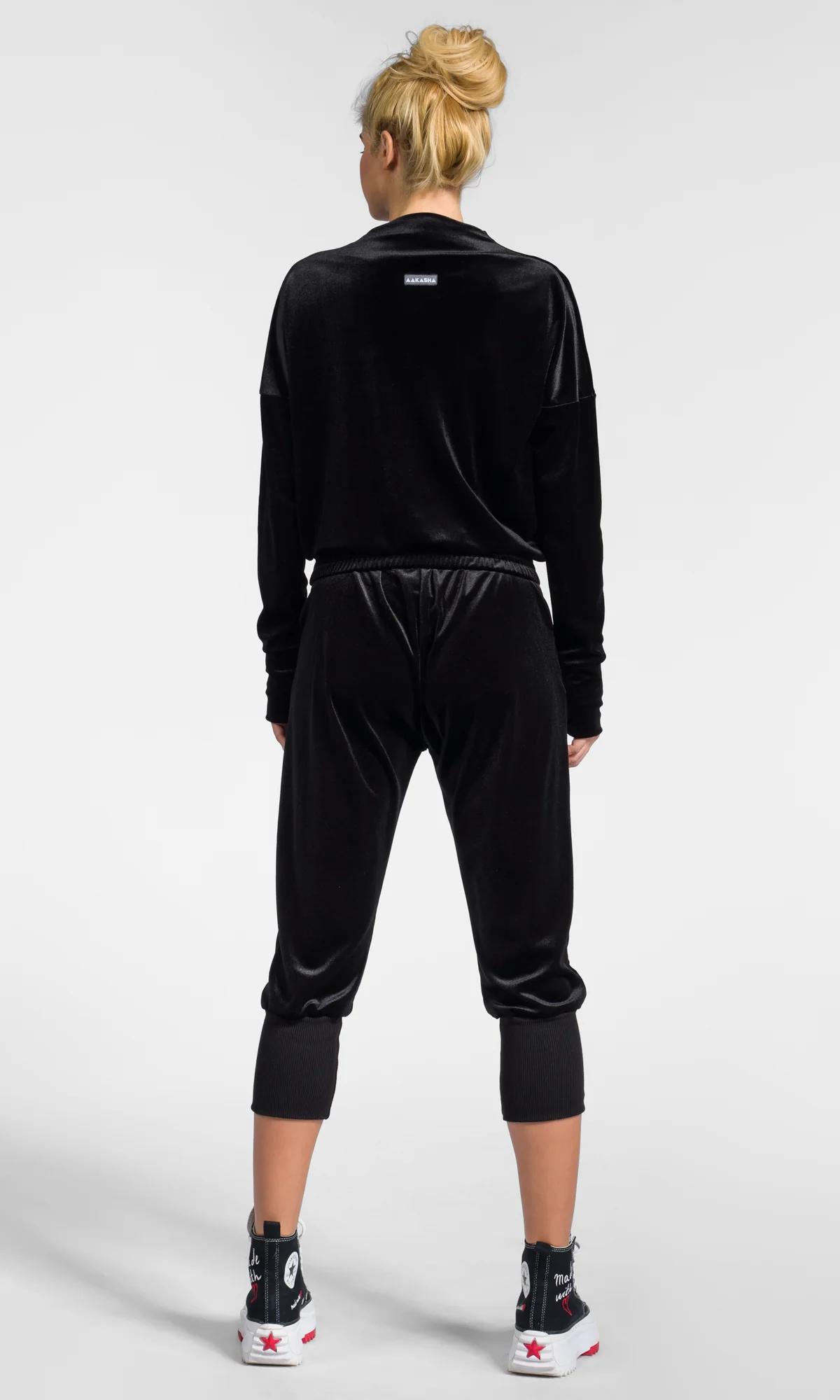 Cowl Neck Velvet Blouse - Image 6
