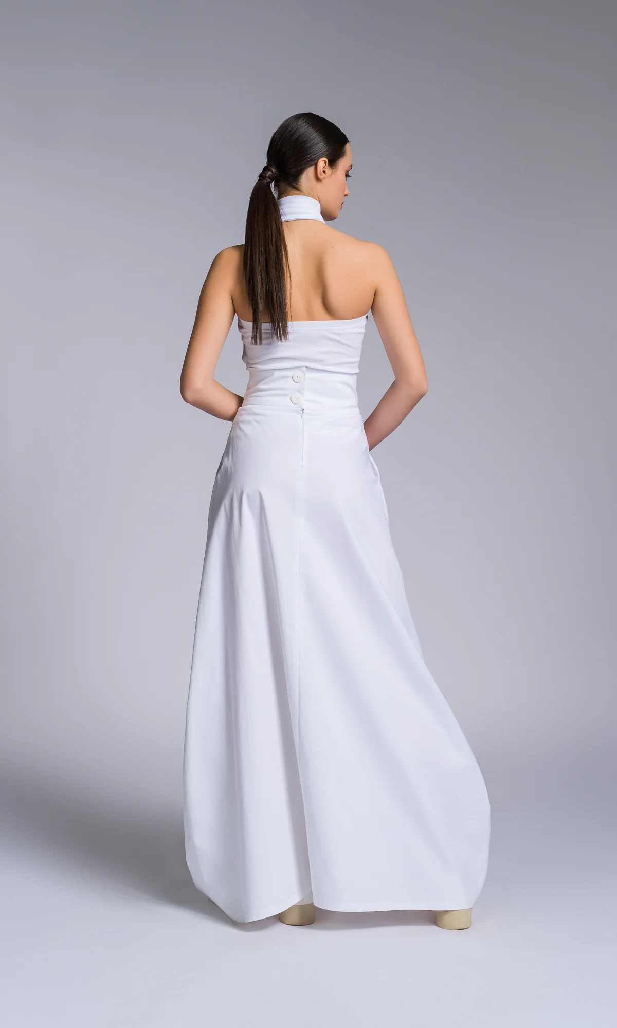 Cross Front Halter Neck Top - Image 8