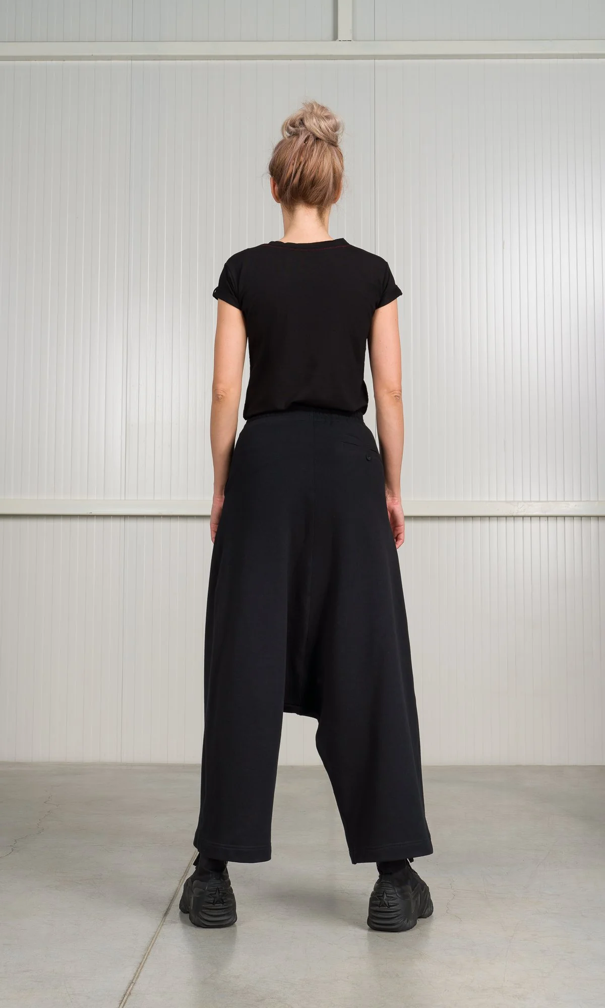 Deep Drop Crotch Pants with Zipper Fly - Image 6