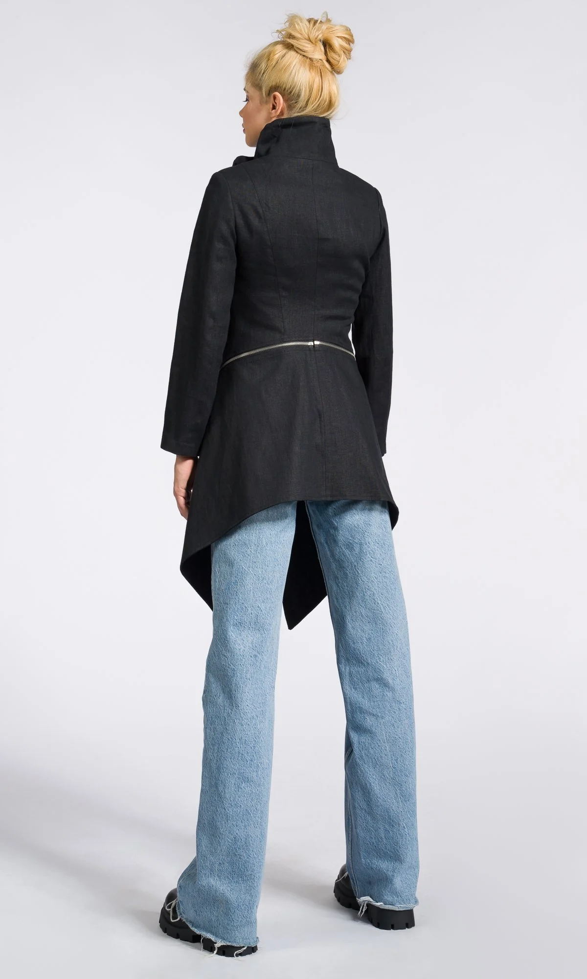 Detachable Basque Waistline Blazer - Image 16