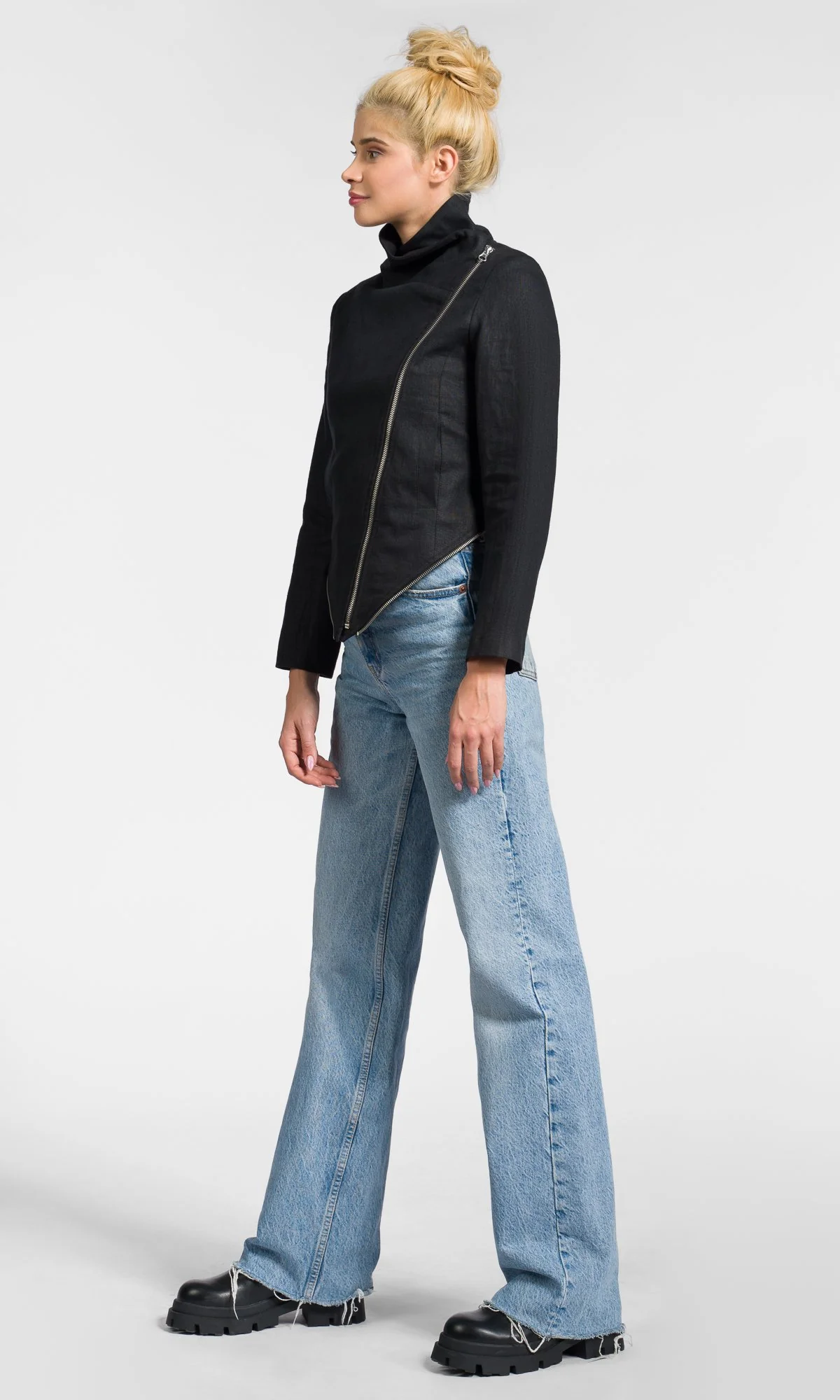 Detachable Basque Waistline Blazer - Image 9