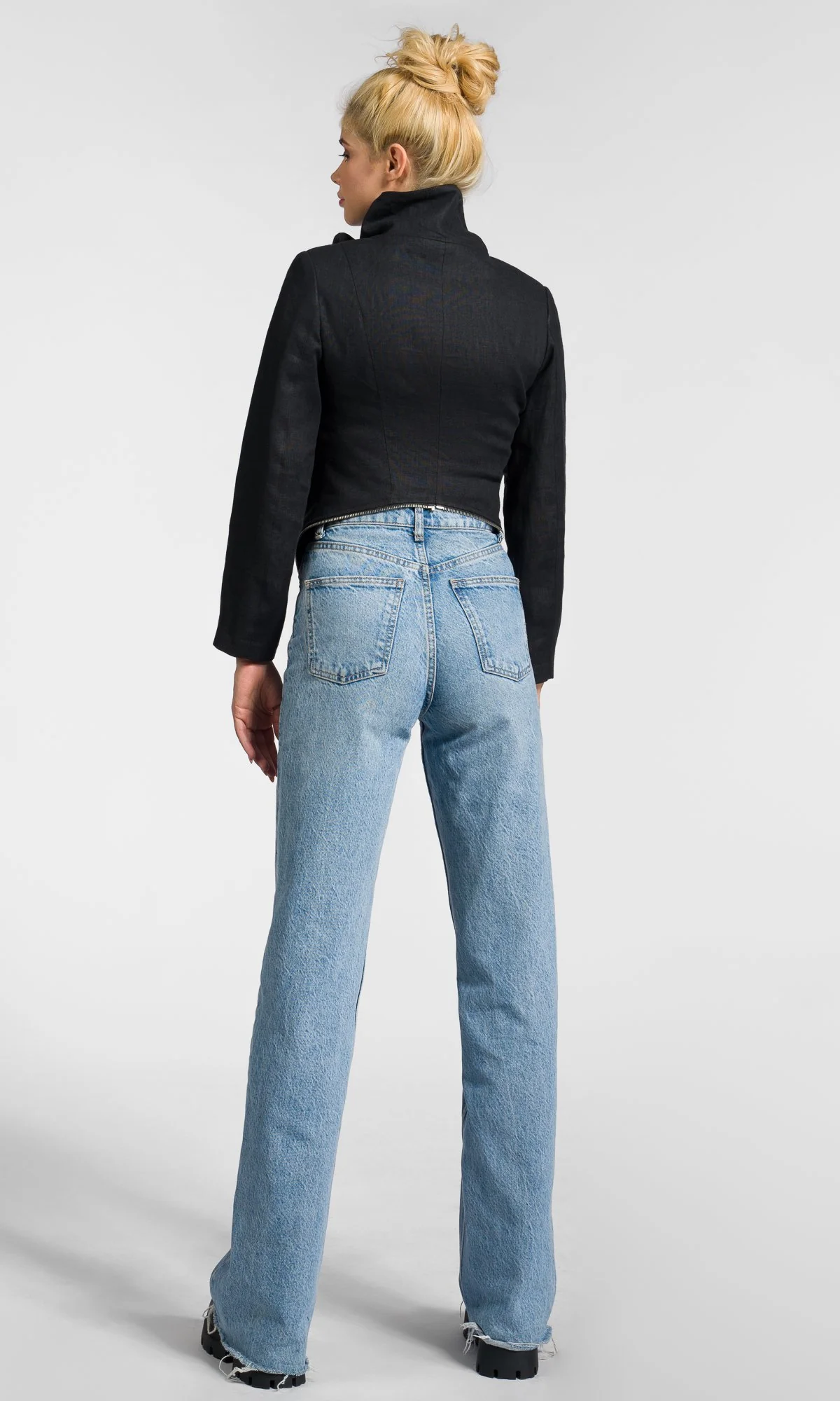 Detachable Basque Waistline Blazer - Image 15