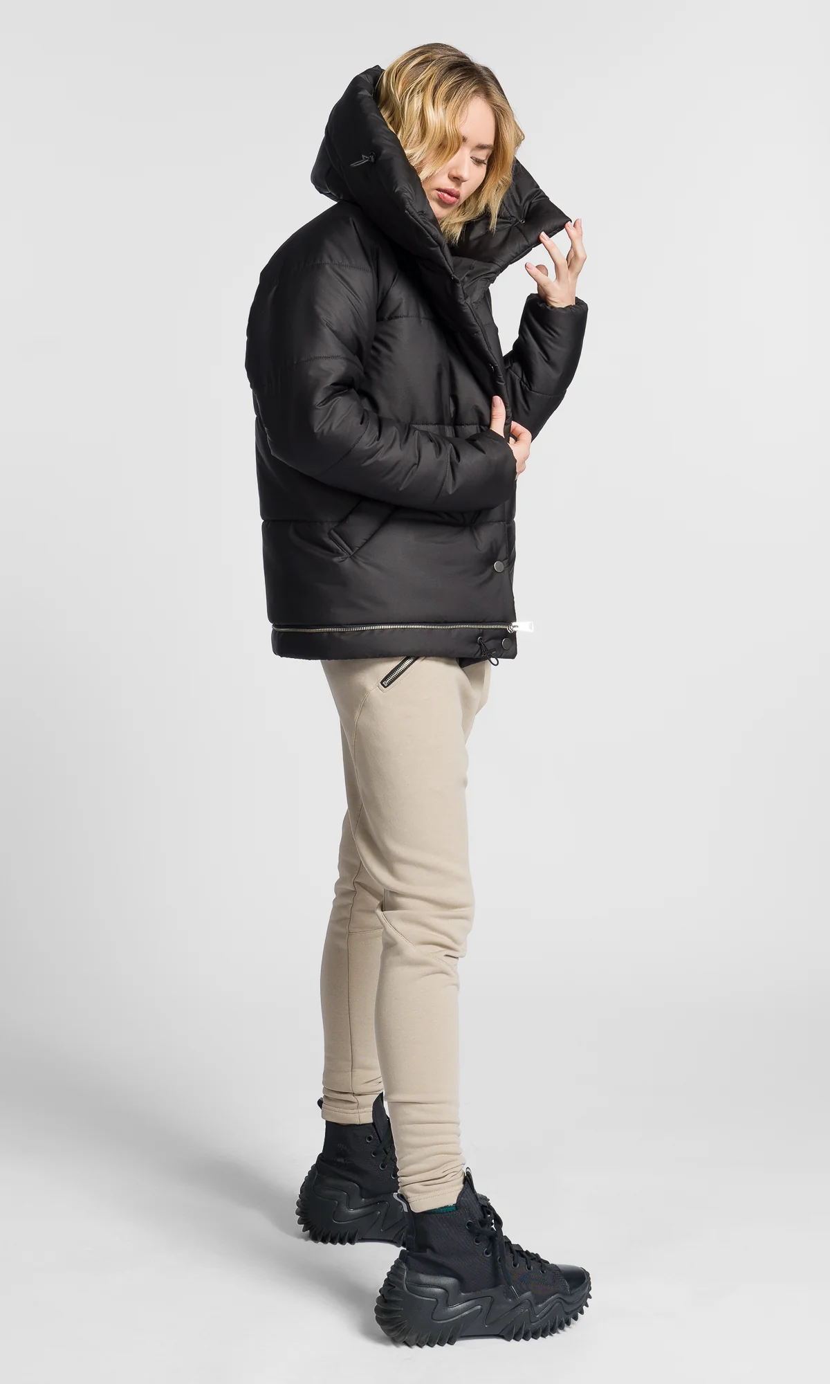 Detachable Straight Quilted Jacket - Image 12