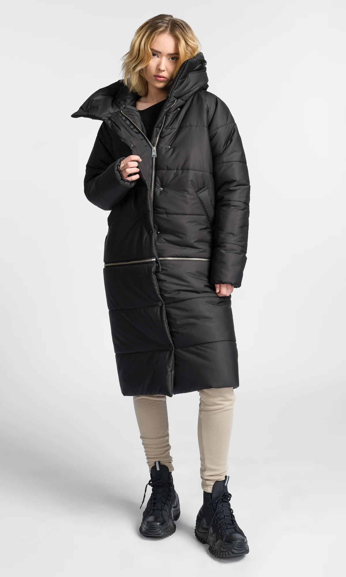 Detachable Straight Quilted Jacket - Image 7
