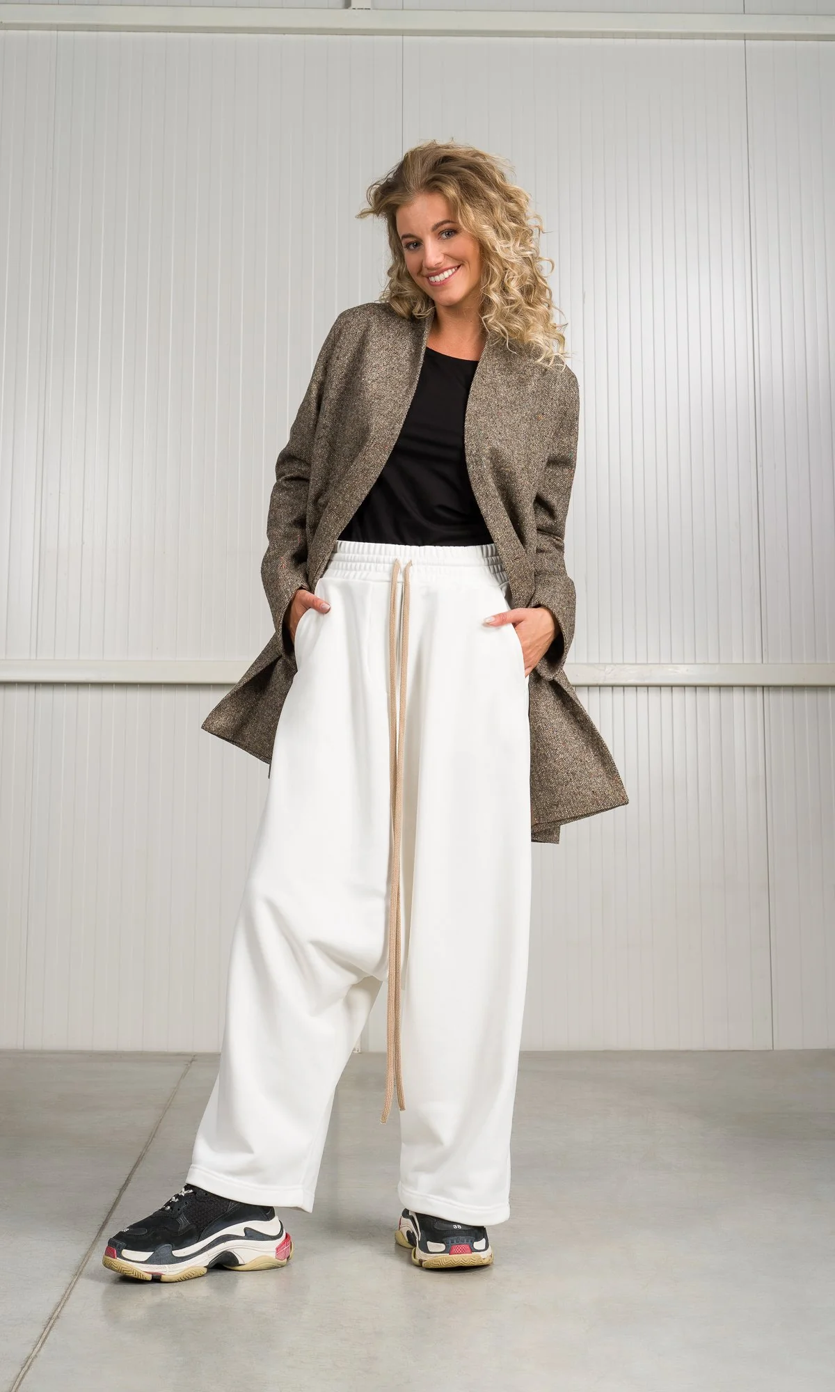 Donegal Tweed Cocoon Coat - Image 8