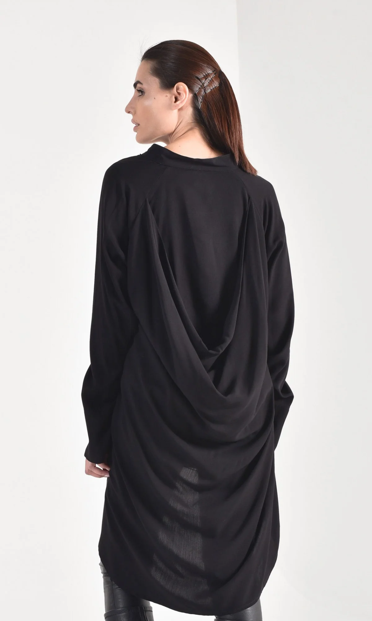 Draped Back Tunic Shirt - Image 10