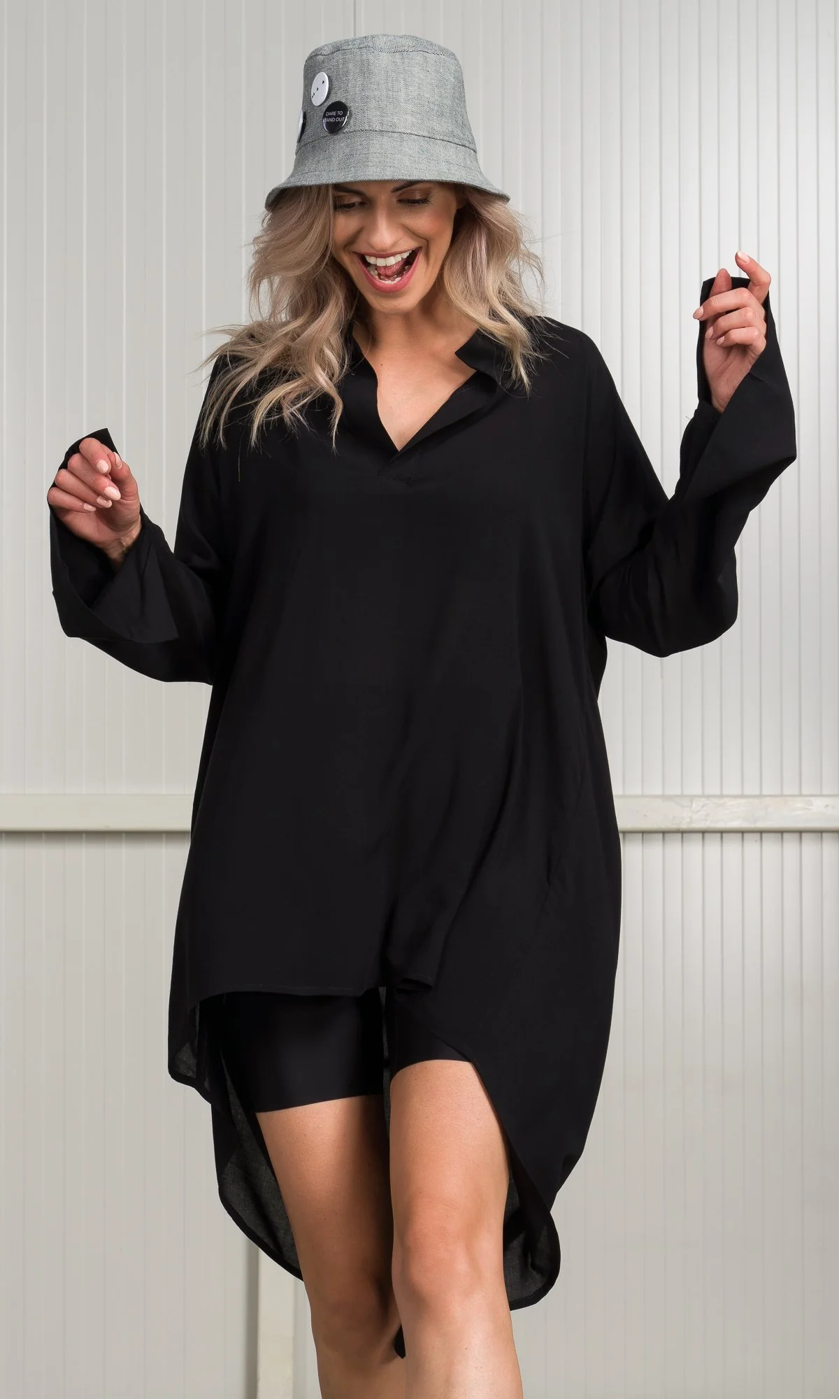 Draped Back Tunic Shirt - Image 8