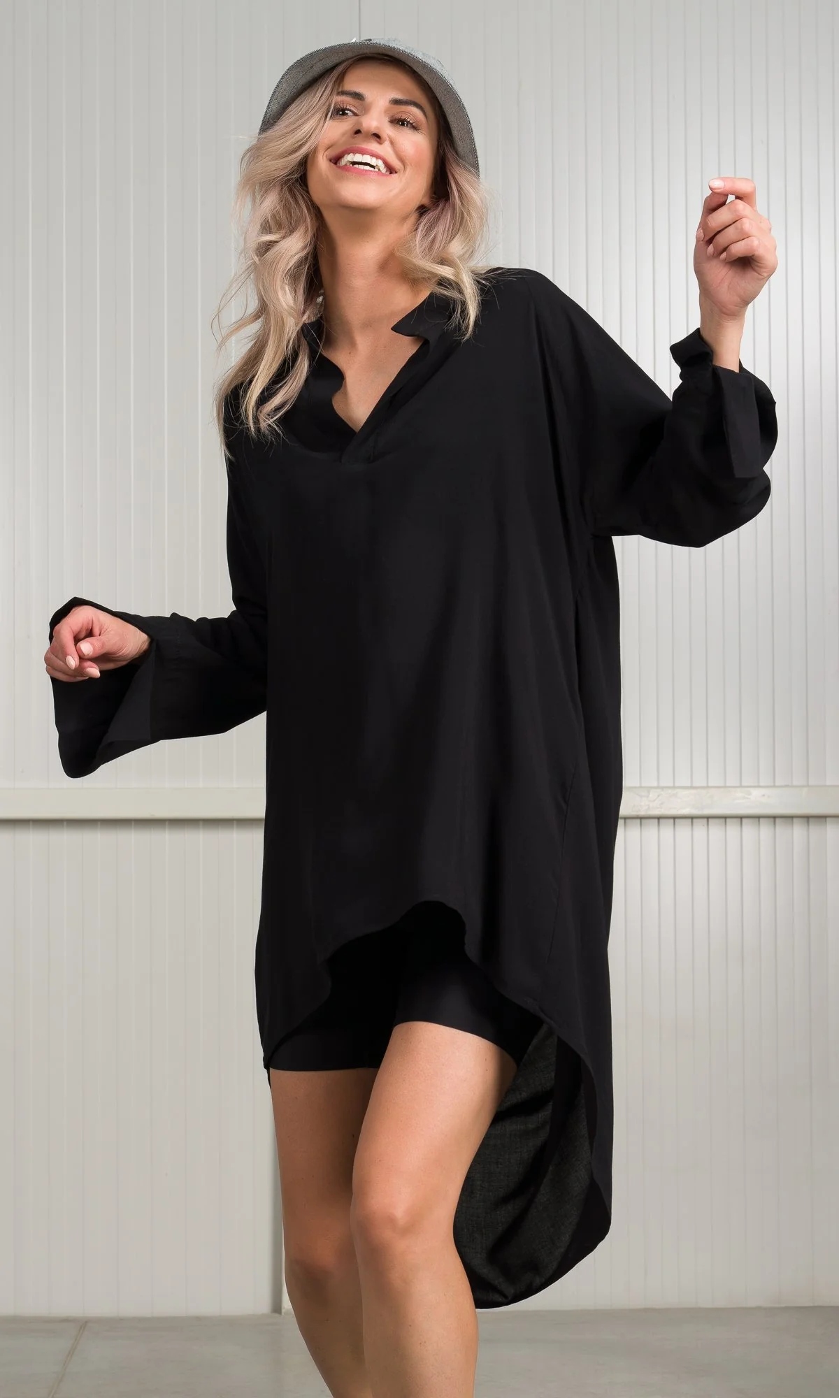 Draped Back Tunic Shirt - Image 9