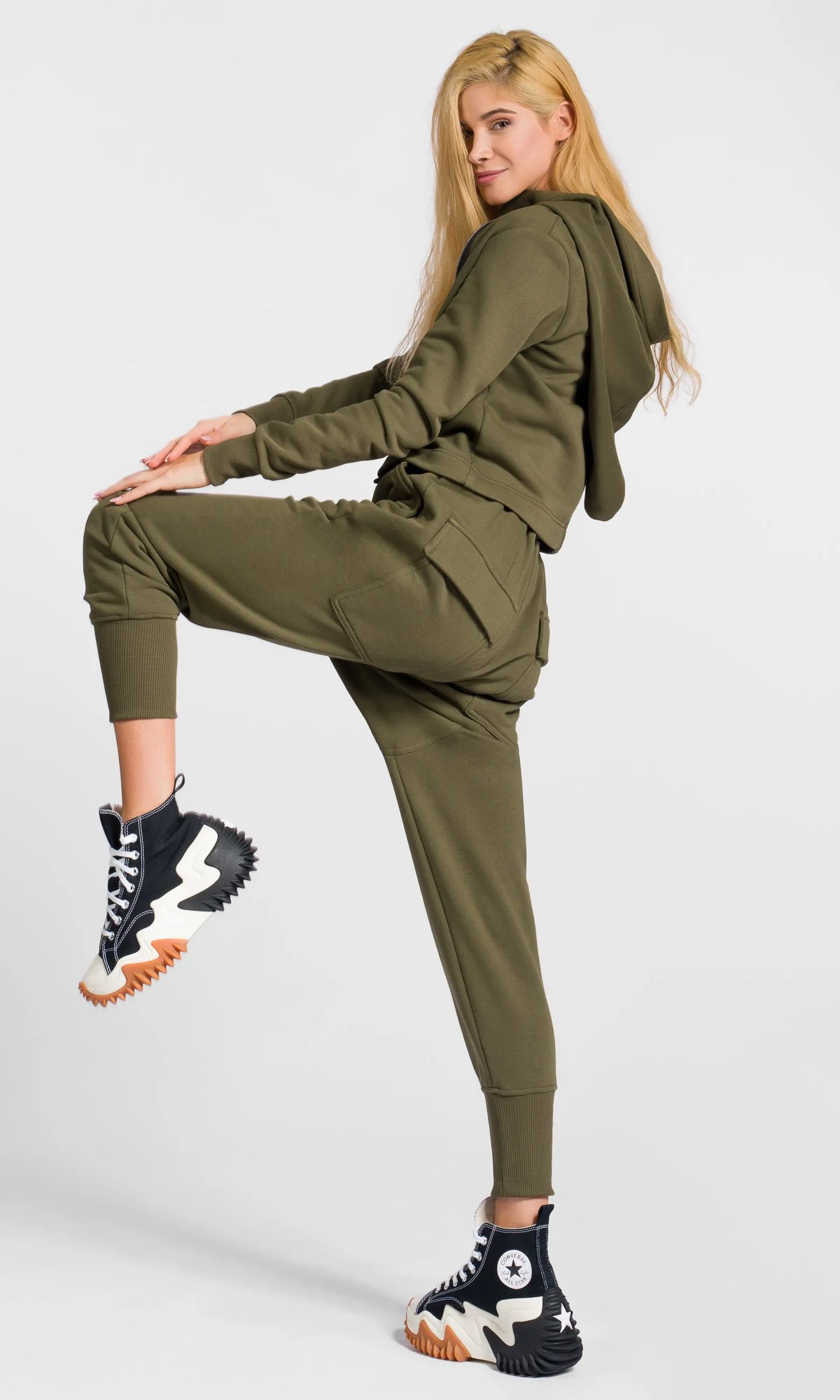 Drop Crotch Pants with Flap Pockets - Image 7