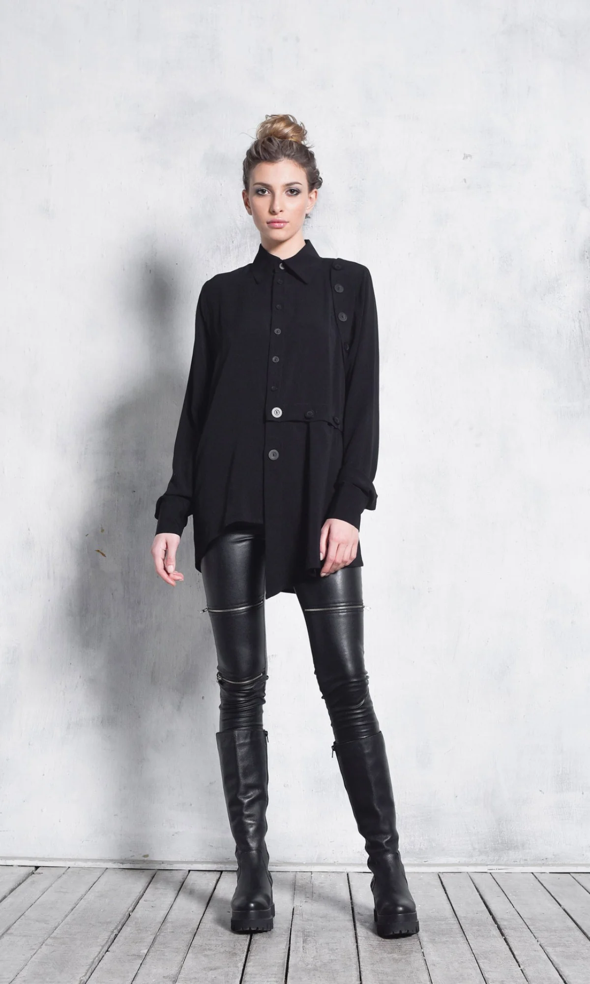 Extra Buttoned Long Sleeves Shirt - Image 6