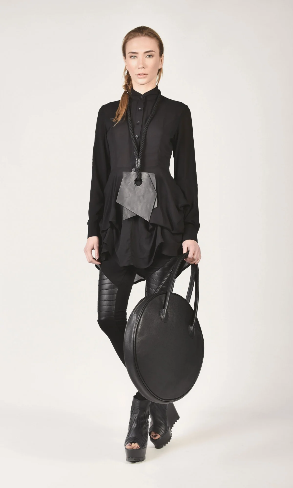 Fitted Peplum Shirt - Image 4