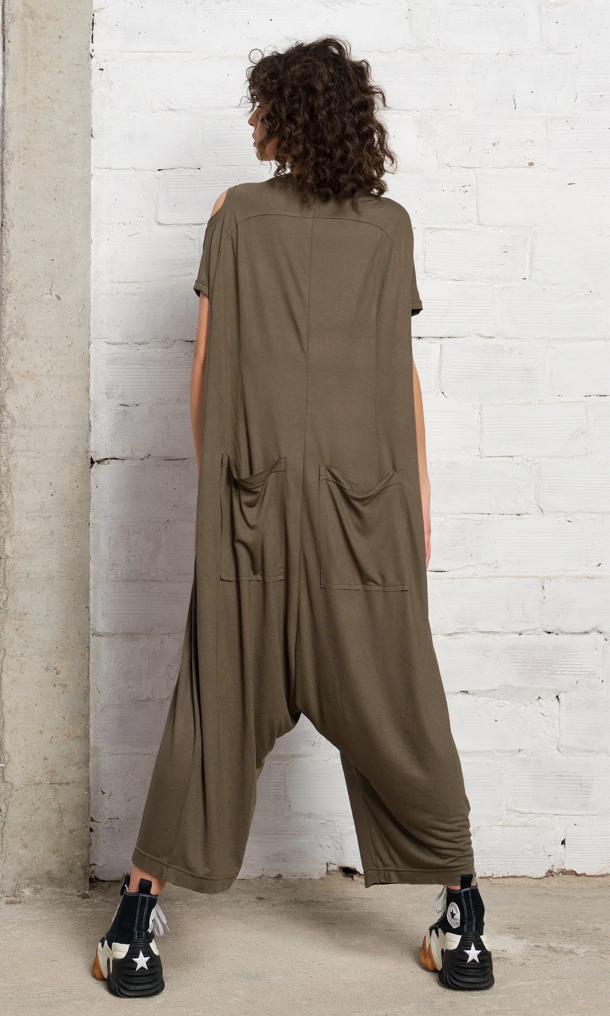 Front Zipper Baggy Jumpsuit - Image 7