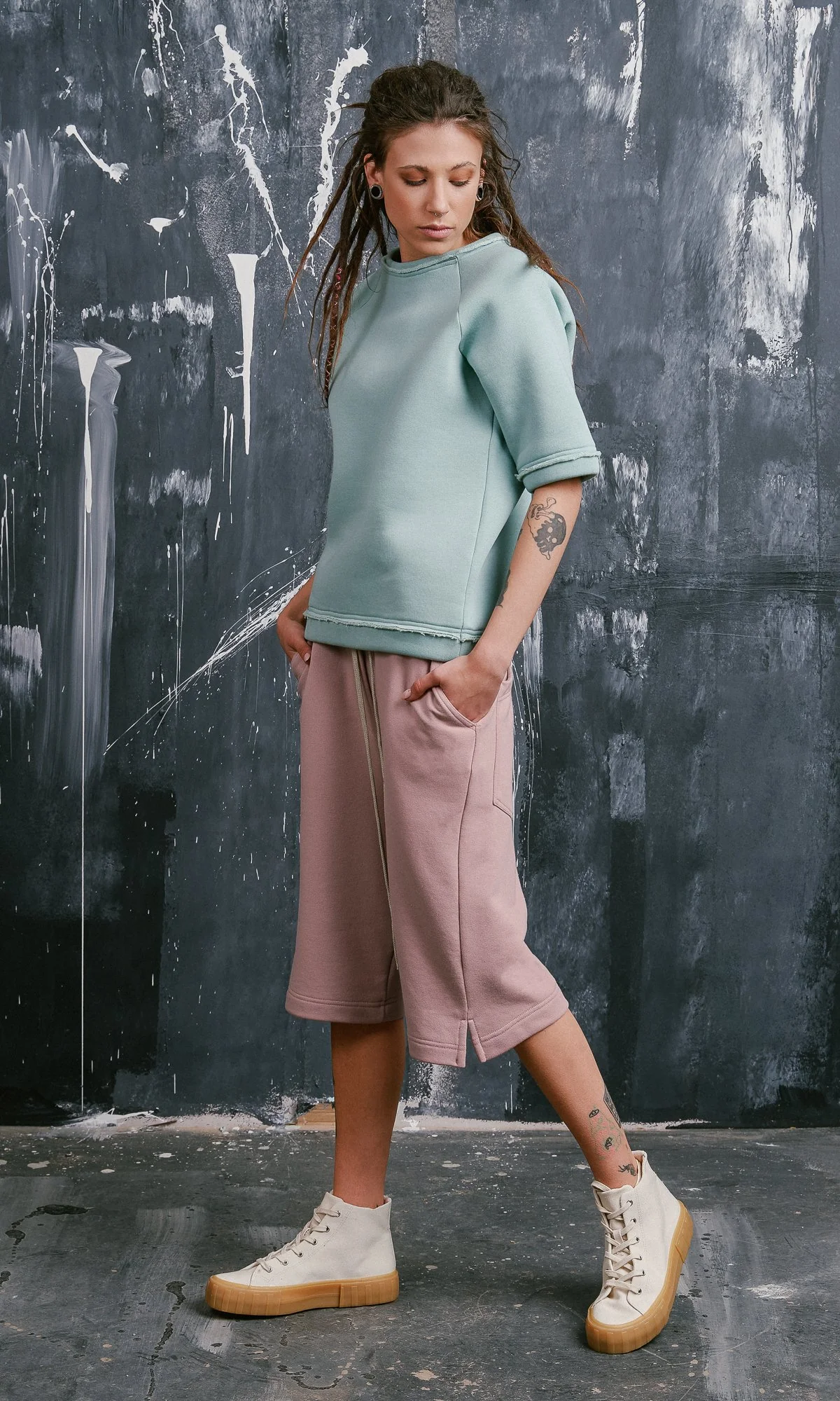 Knee Length Cotton Shorts - Image 6