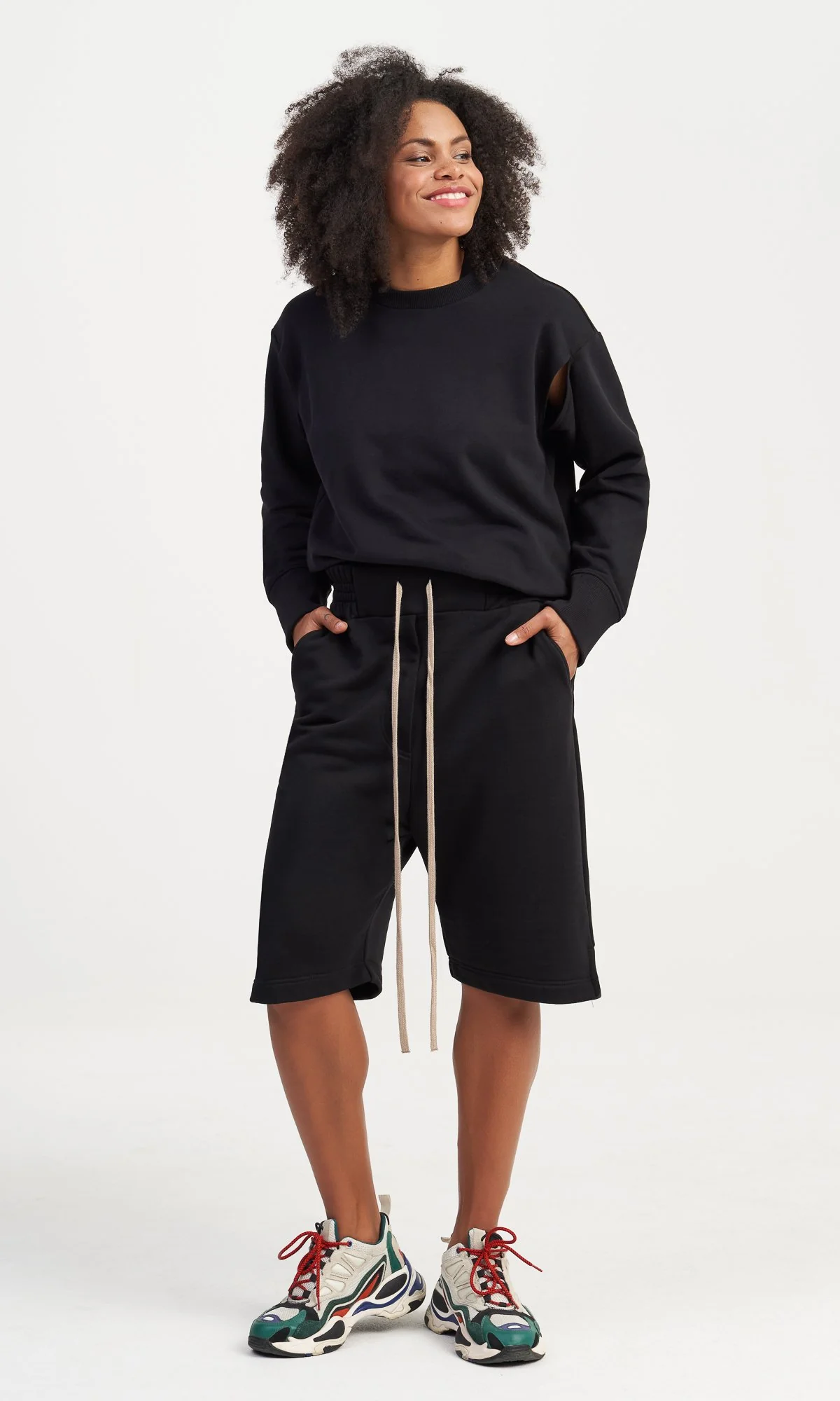 Knee Length Cotton Shorts - Image 7