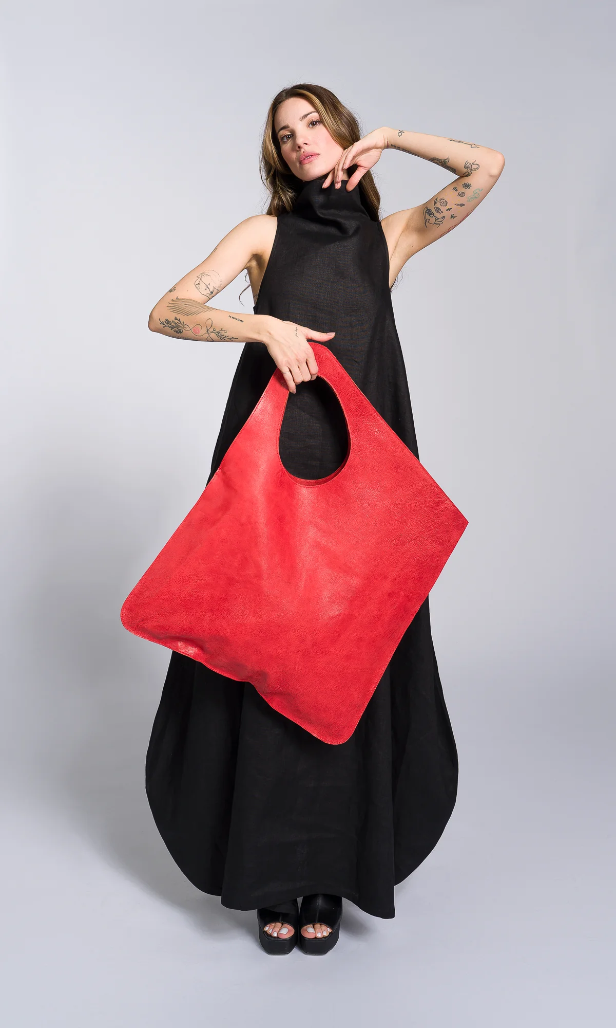 Large Square Shoulder Bag - Image 2
