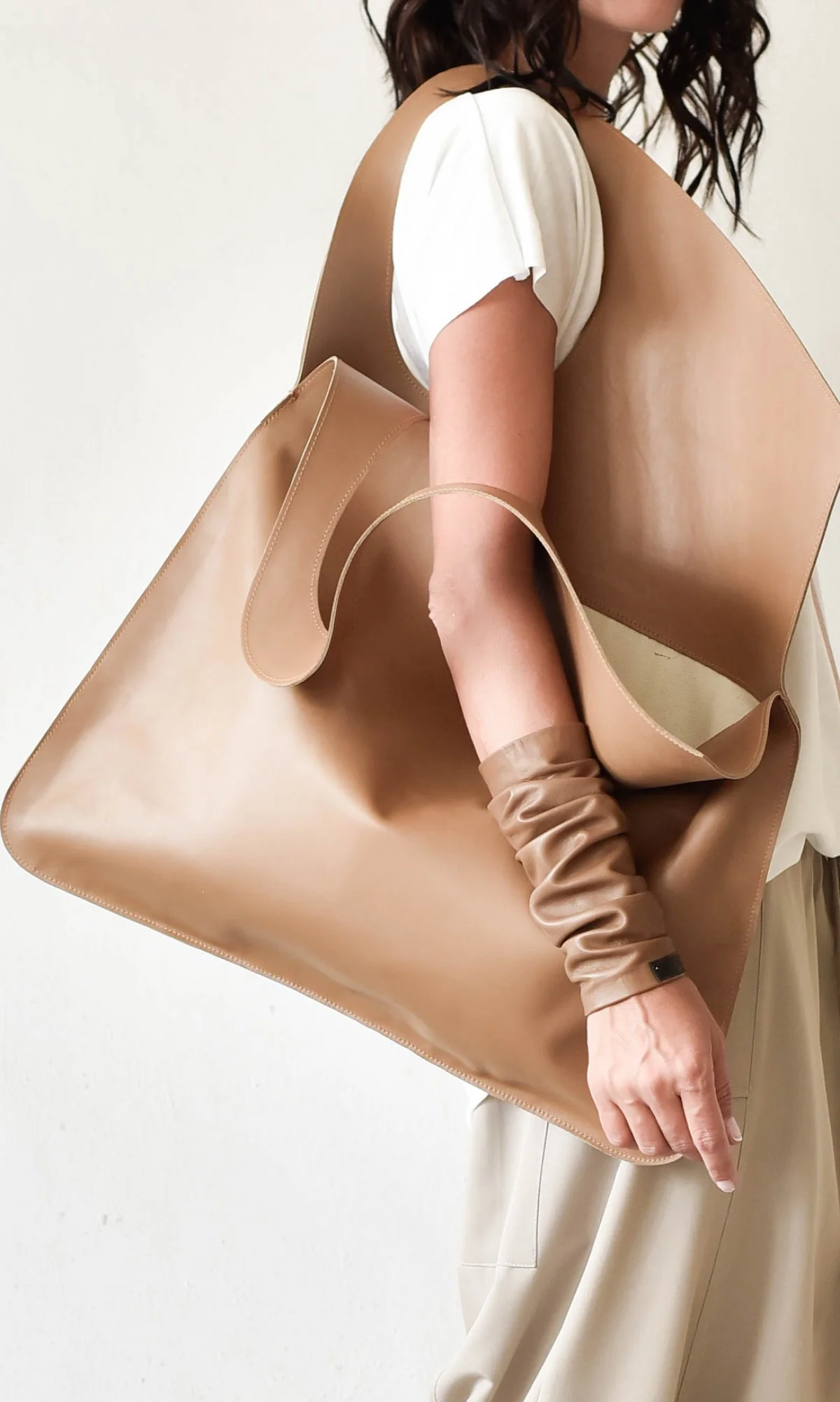 Leather Cuff Bracelet - Image 4