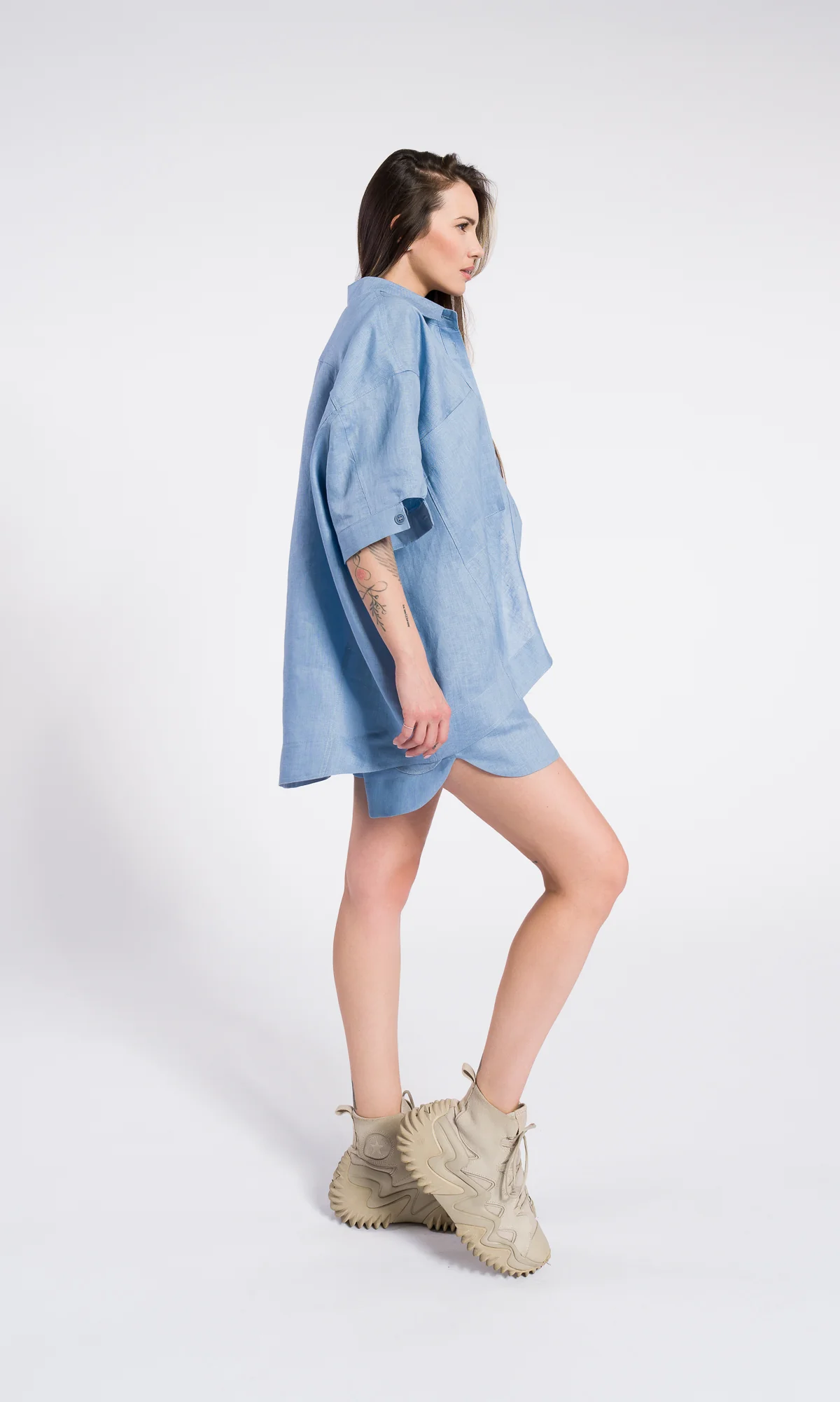 Linen Summer Boho Shirt - Image 5