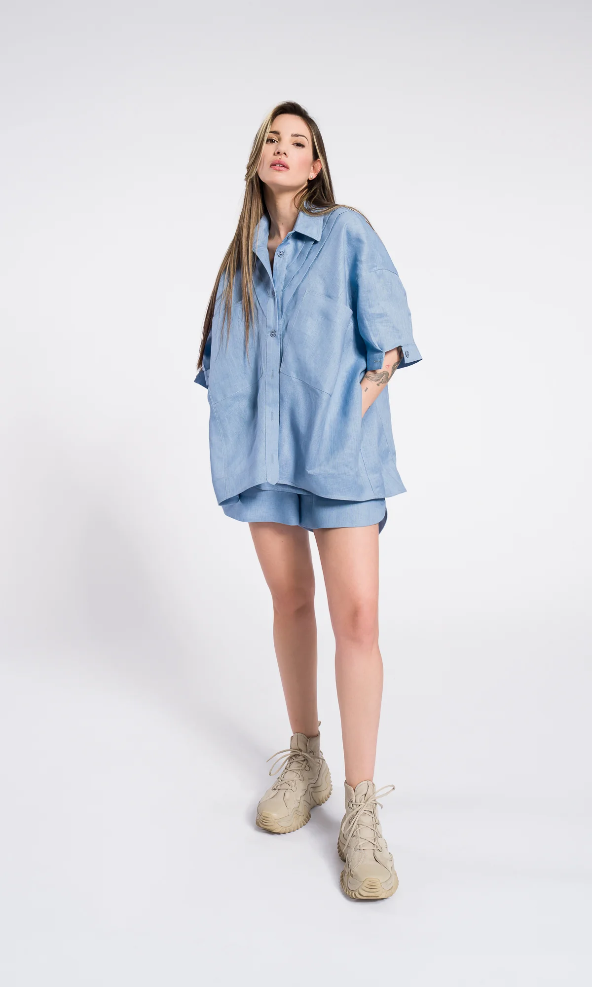 Linen Summer Boho Shirt - Image 8