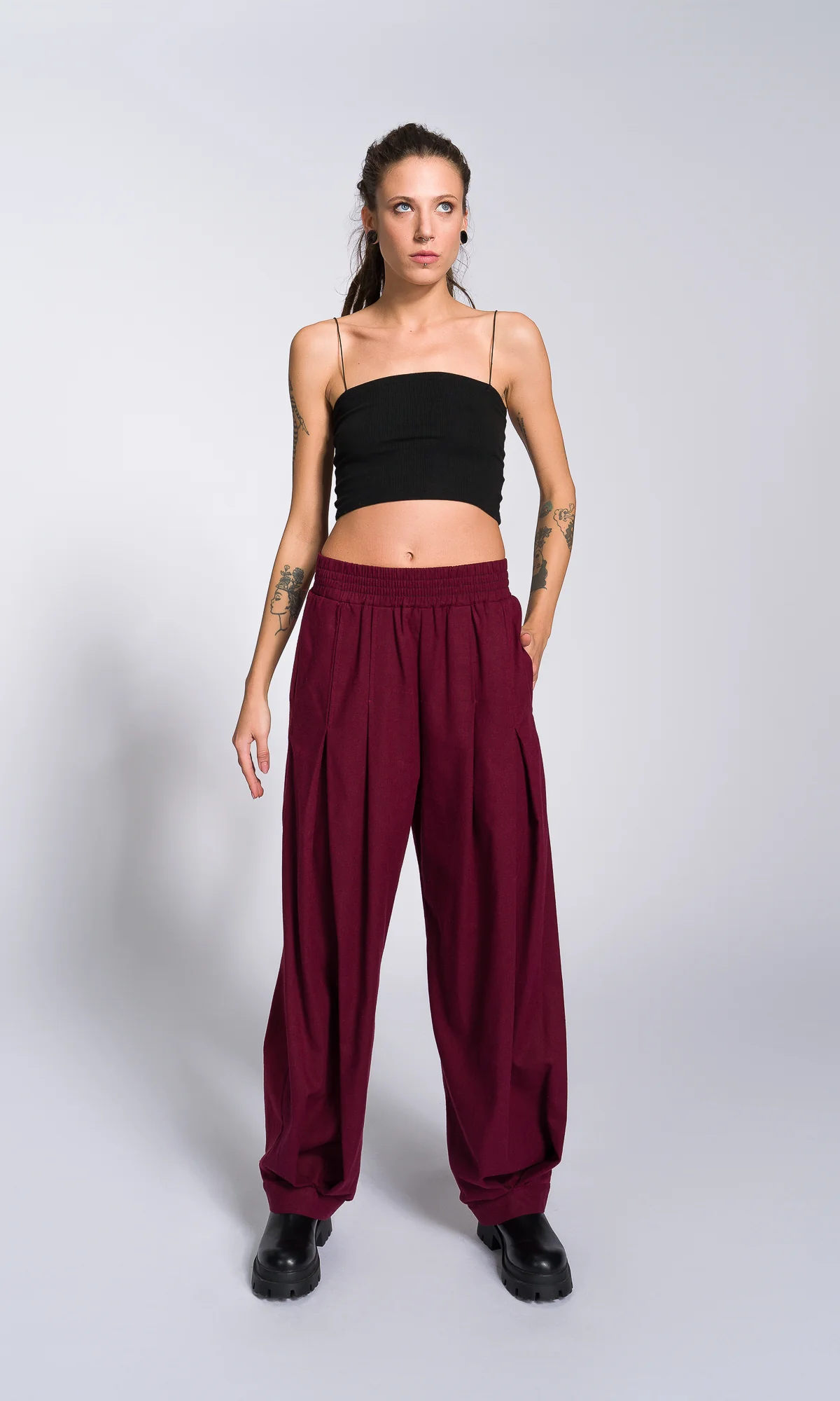 Linen Tuck Pants - Image 5