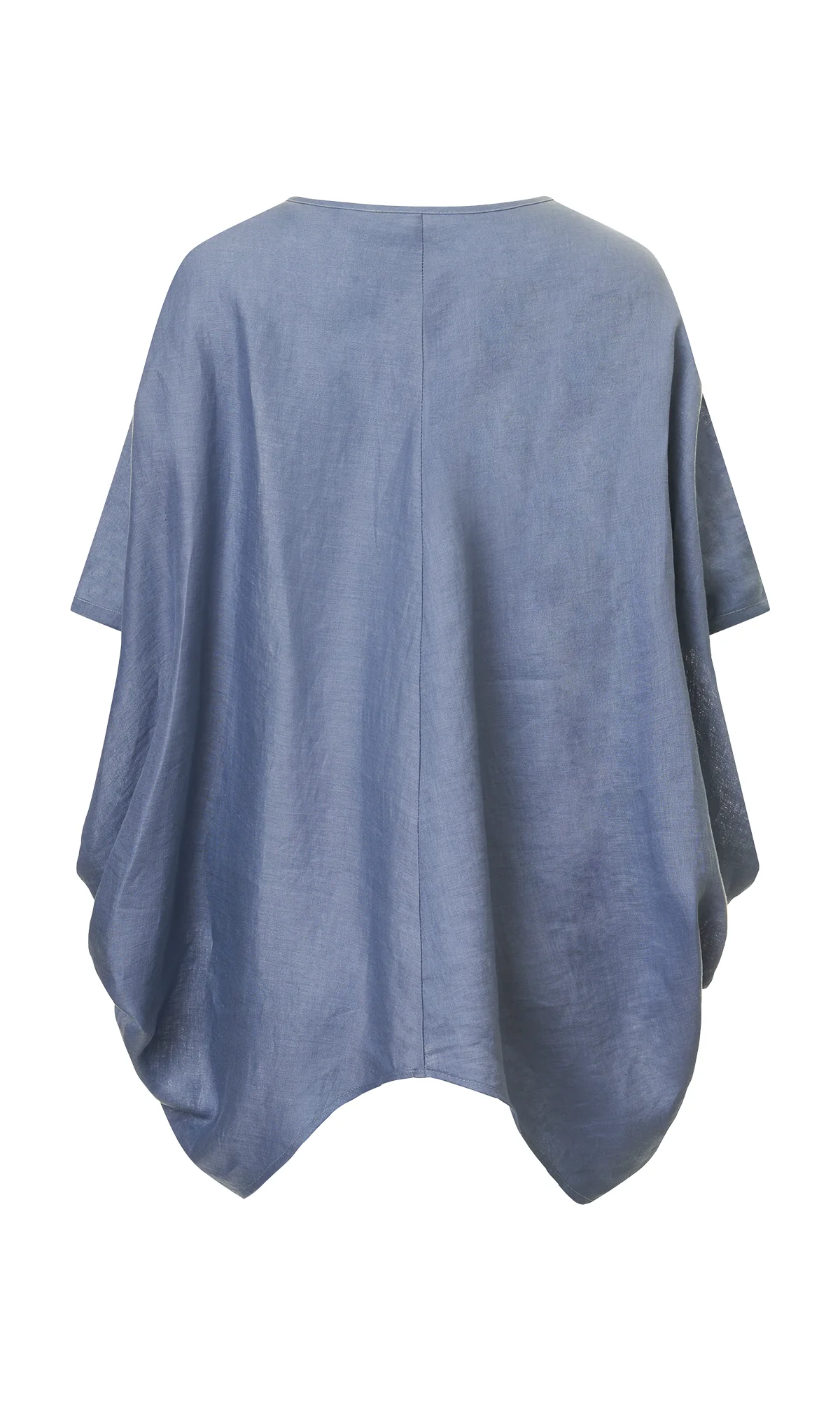 Loose Draped Linen Blouse - Image 5