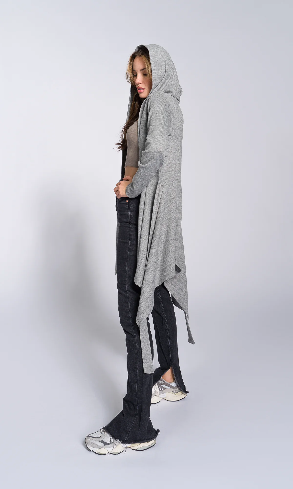 Maxi Knit Cardigan with Belt - Image 7