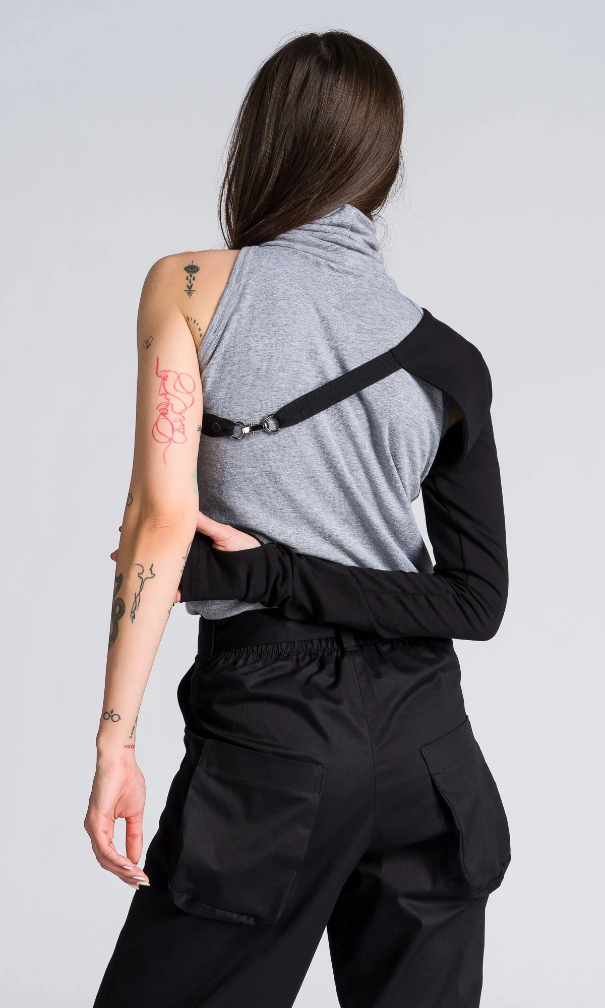 One Sleeve Harness Shrug - Image 3