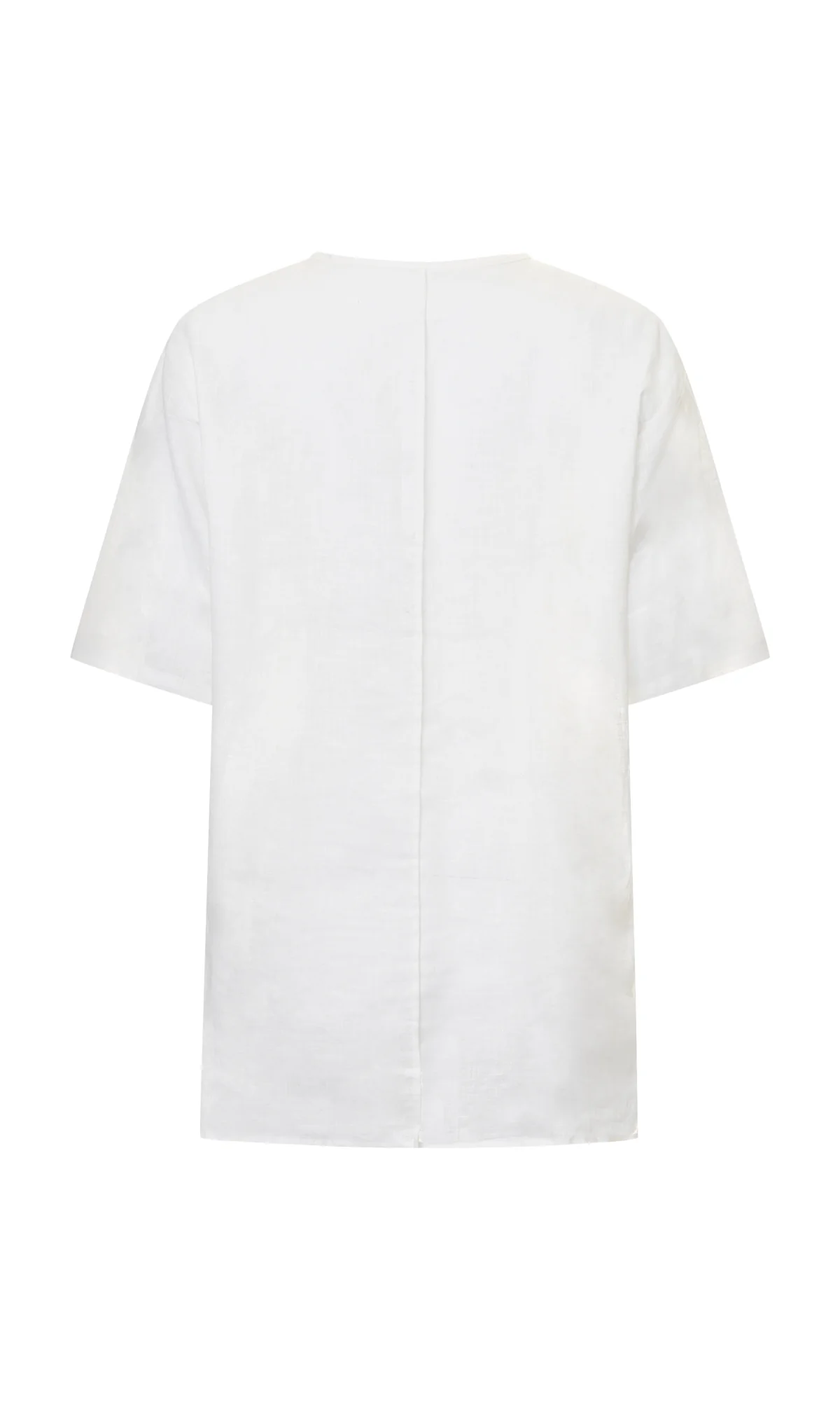 Outer Hem Linen Blouse - Image 5