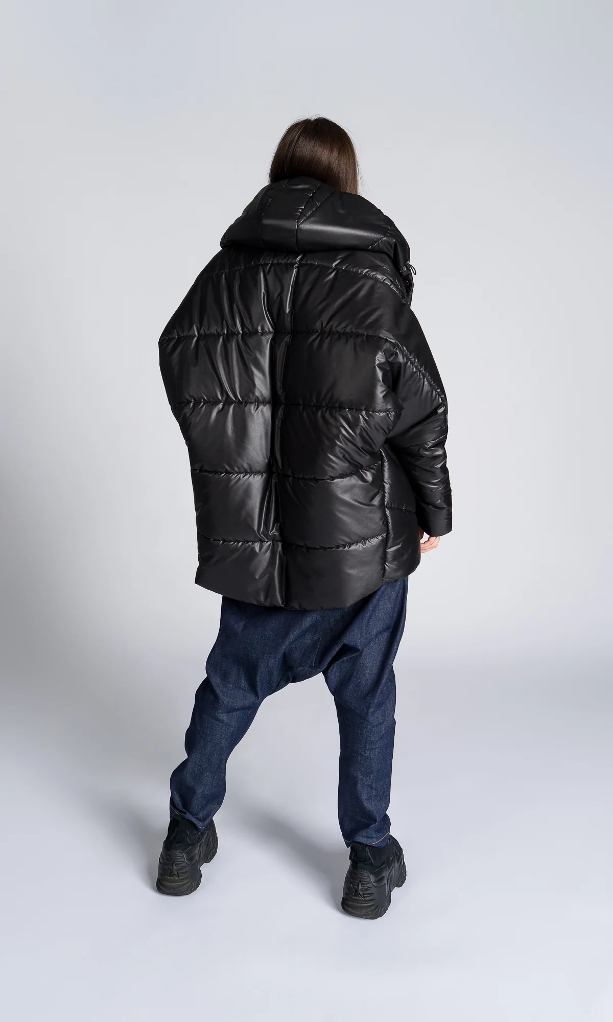 Oversized Quilted Jacket with Drop Shoulder - Image 5