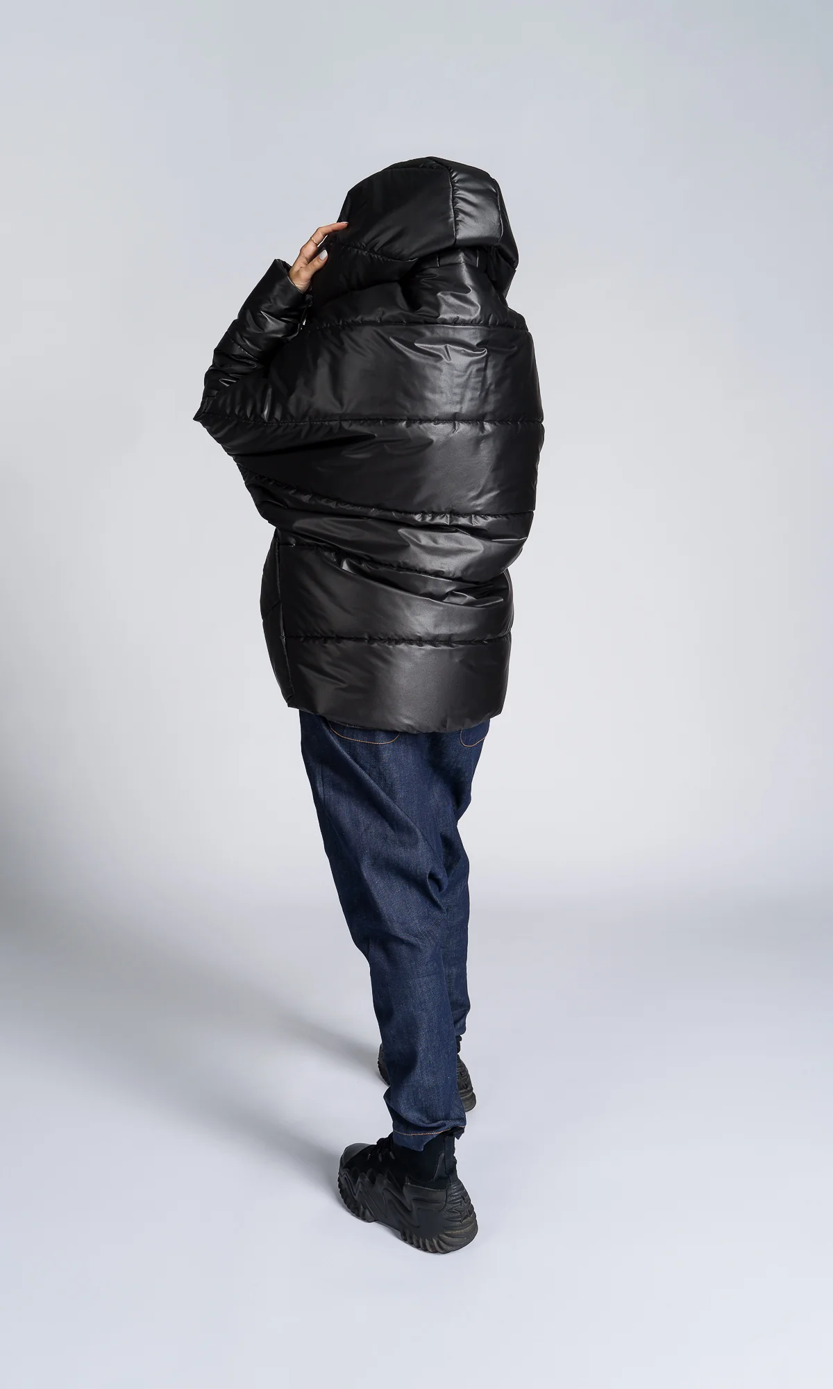 Oversized Quilted Jacket with Drop Shoulder - Image 8
