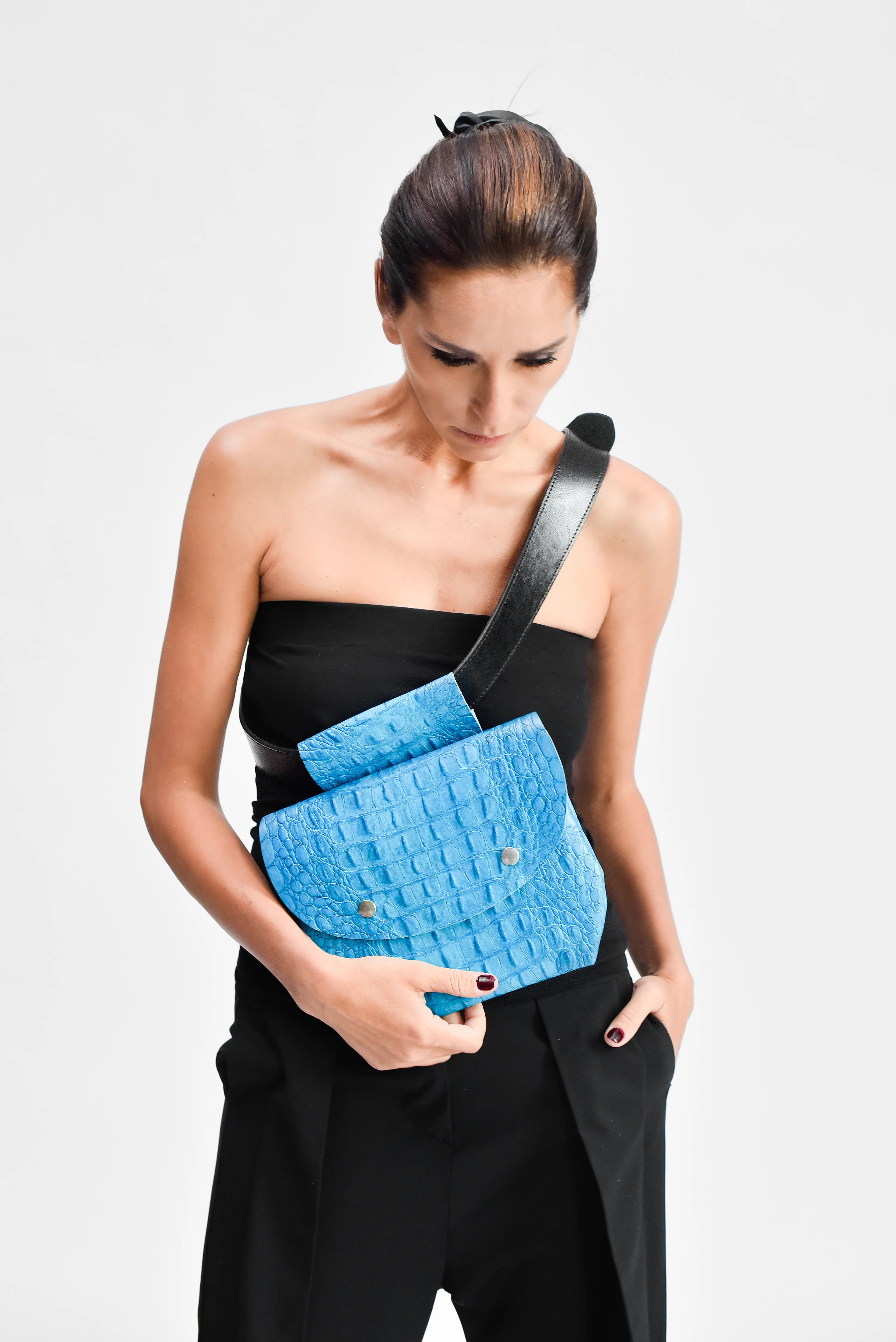 Perfo Leather Belt Bag - Image 7