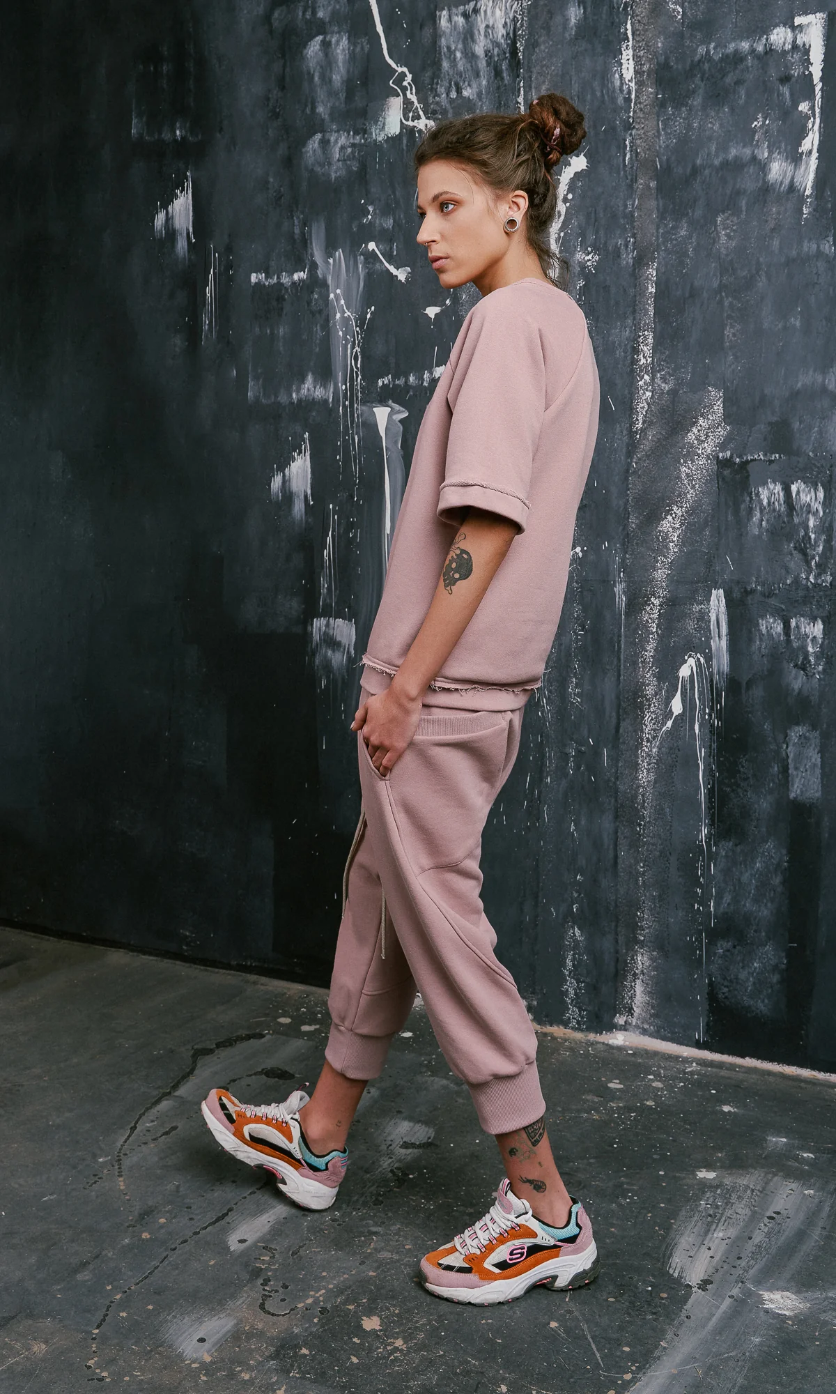 Short Sleeve Cotton Sweatshirt - Image 3