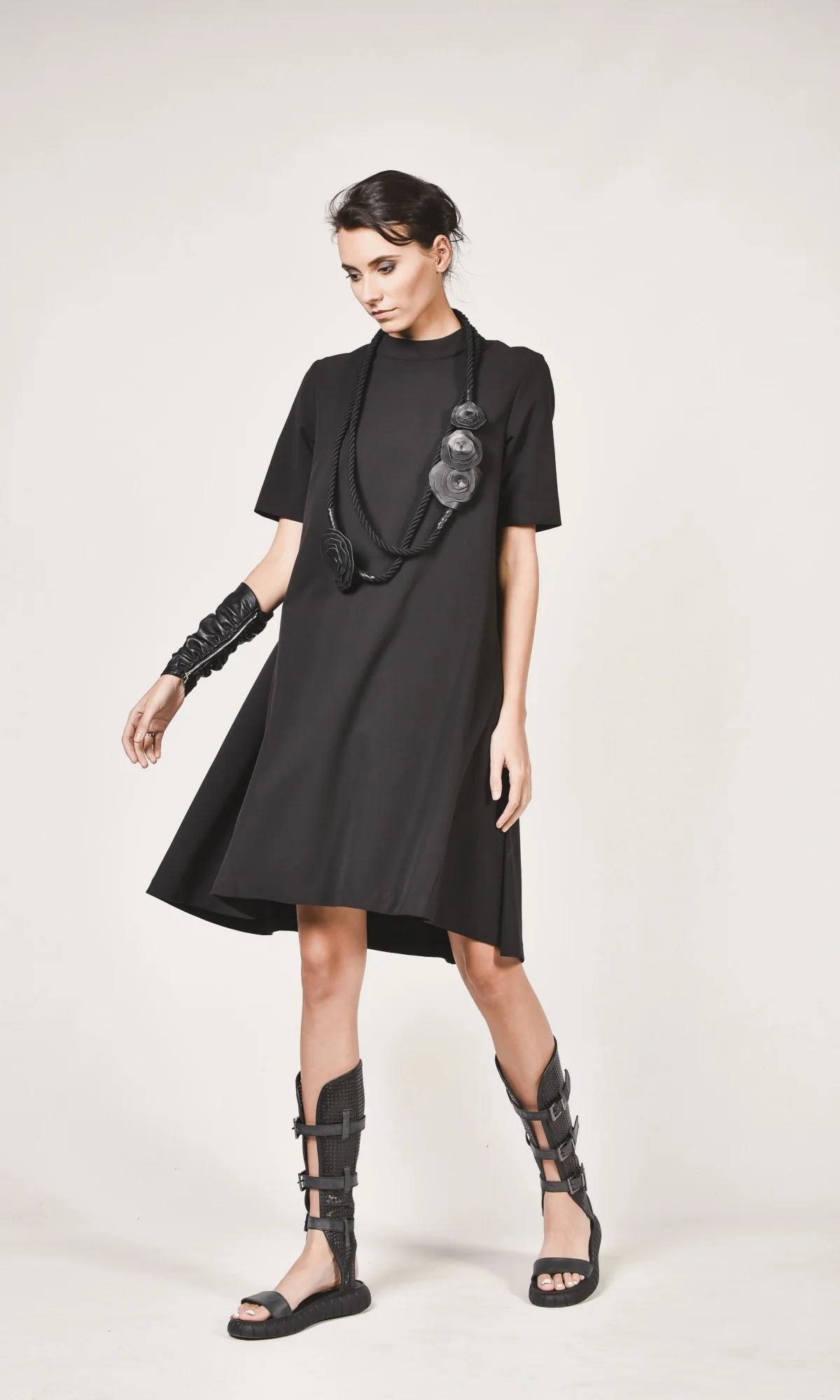Short Sleeve Mini Dress - Image 2