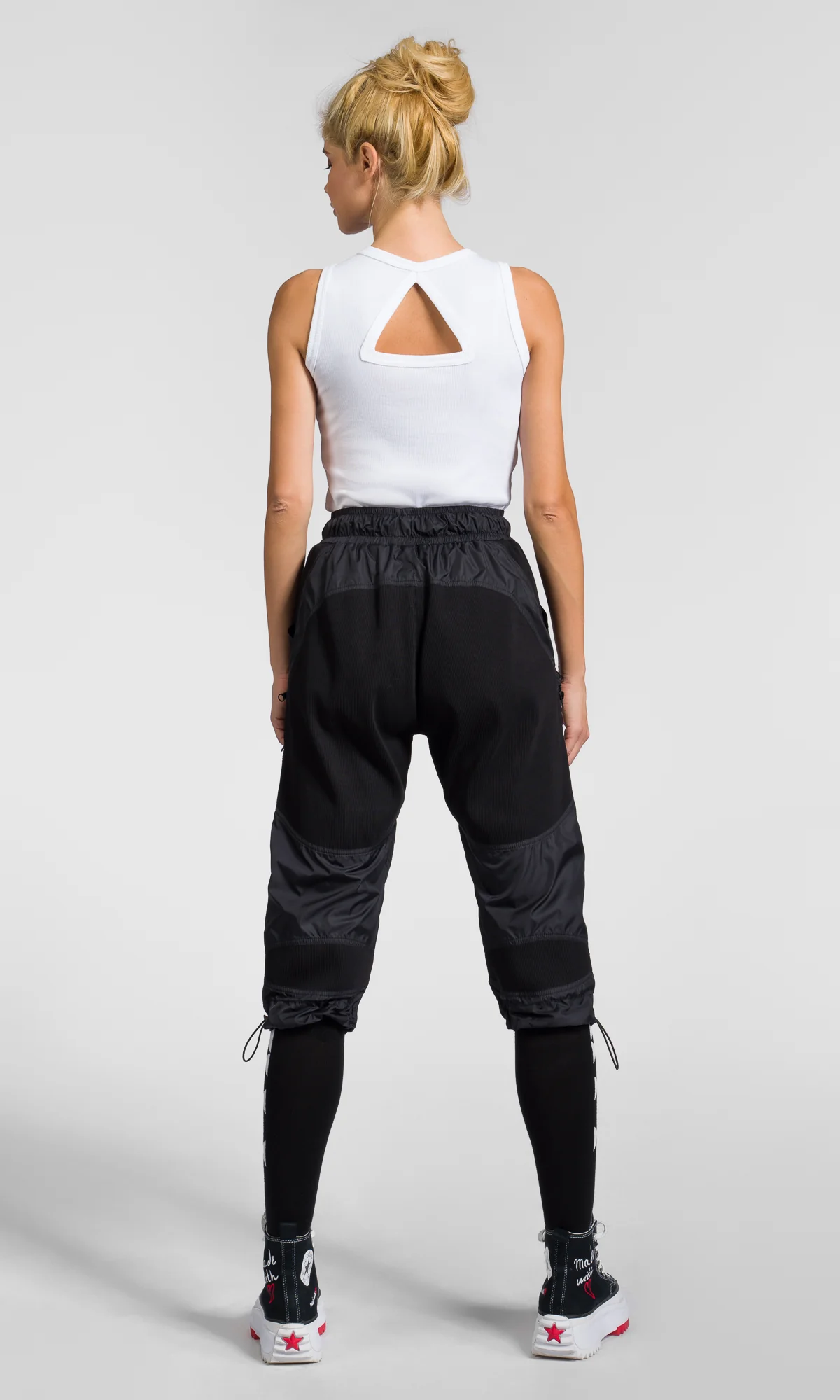 Sleeveless Triangle Cut-Out Top - Image 2