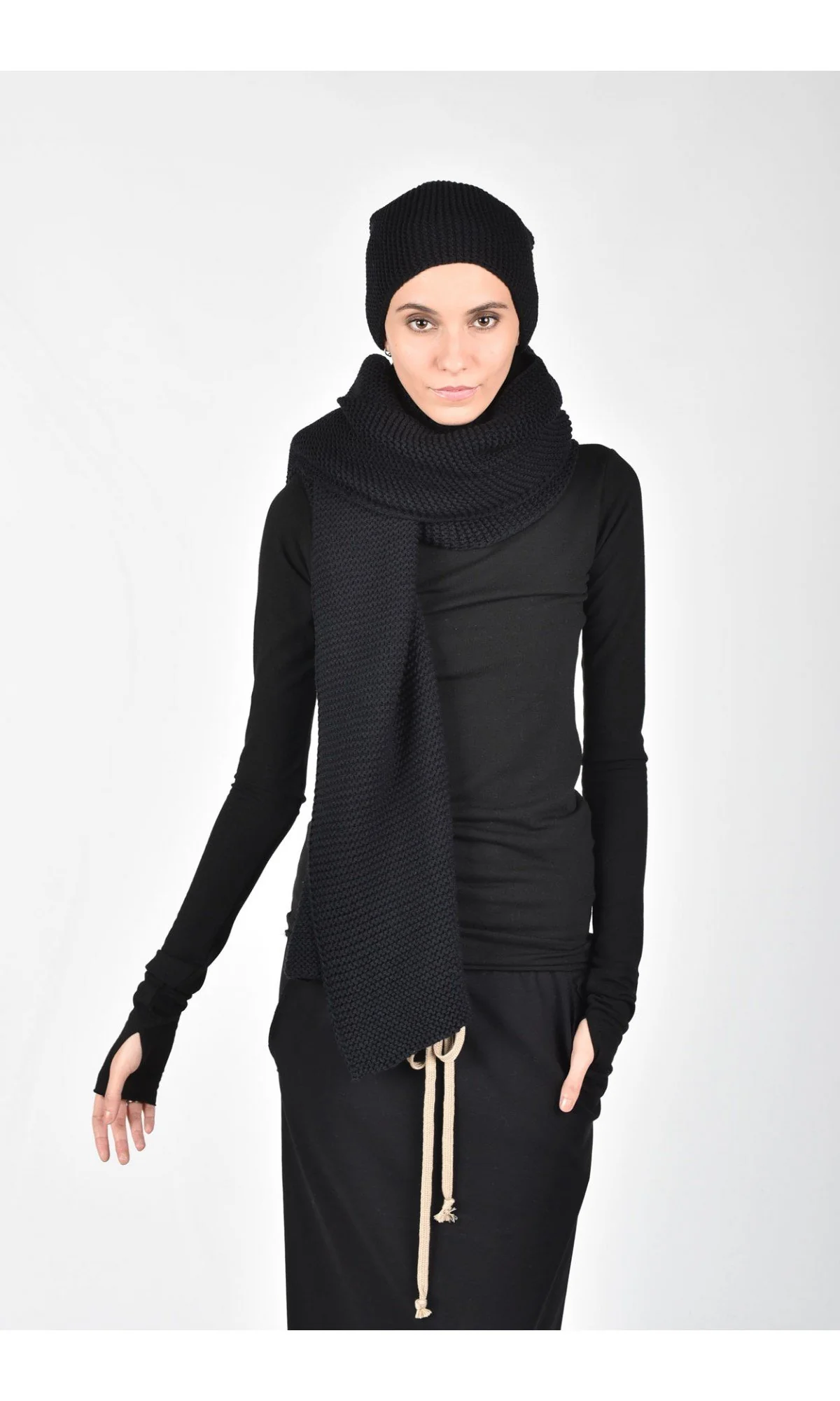 Slouchy Warm Knit Hat - Image 3