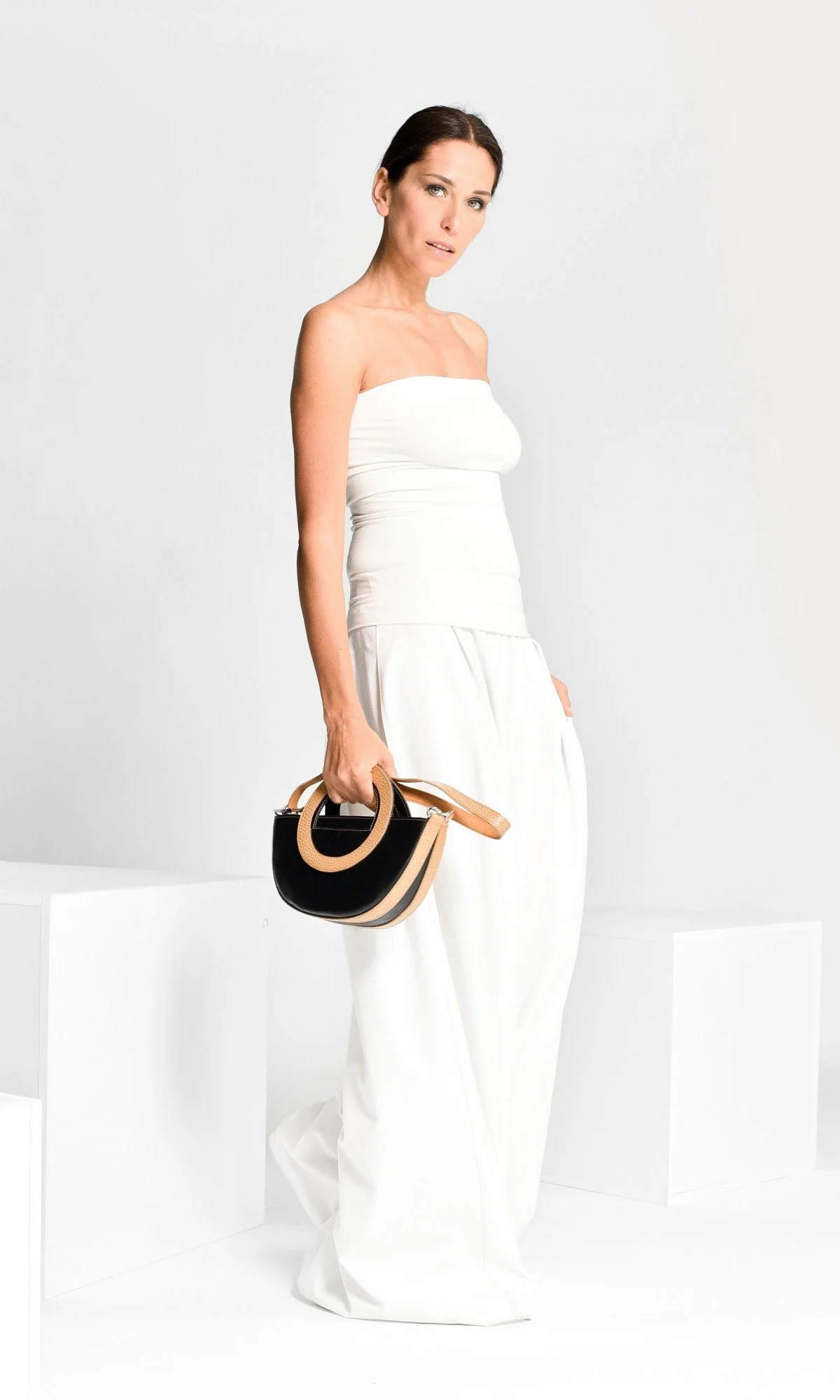 Small Semi Circle Handbag - Image 5