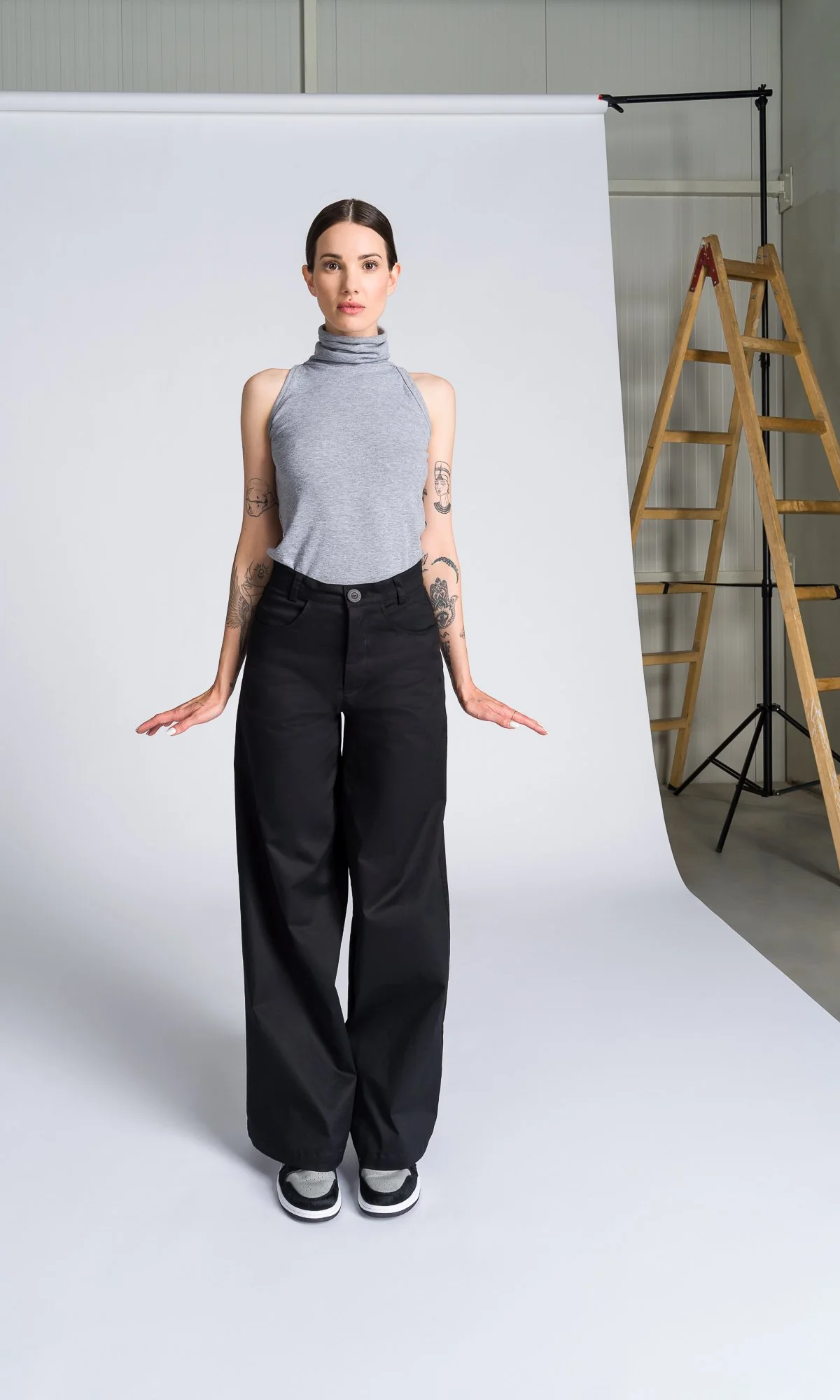 Straight Wide Leg Pants - Image 4