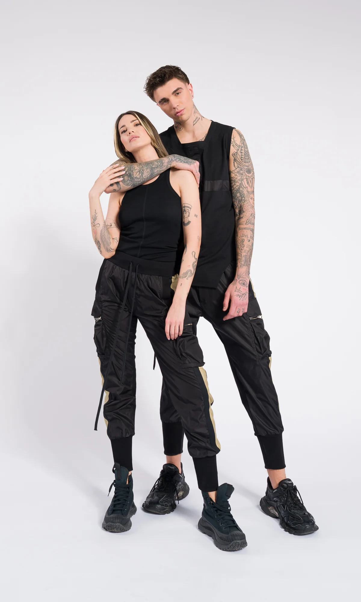 Urban Utility Cargo Joggers – Black - Image 7