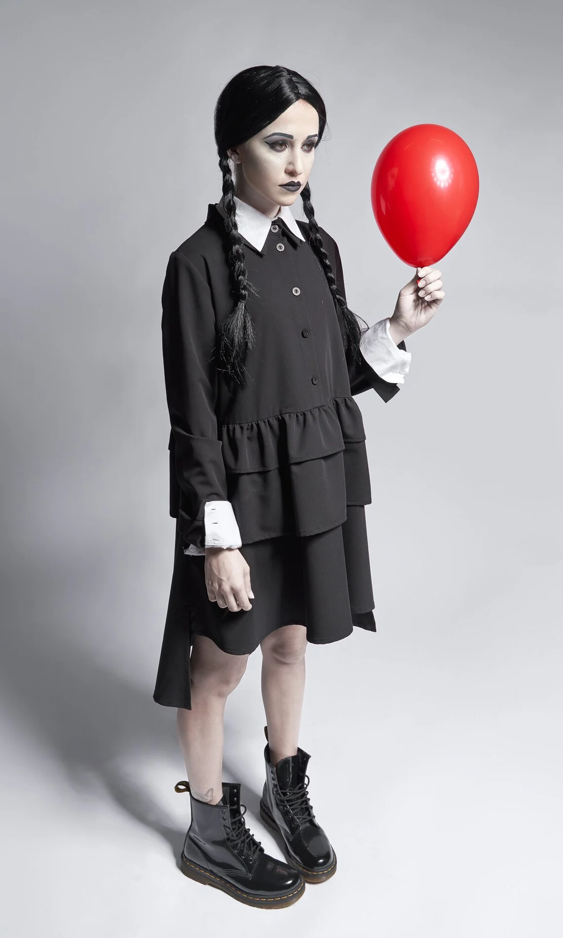 Wednesday Addams Shirt Dress - Image 3