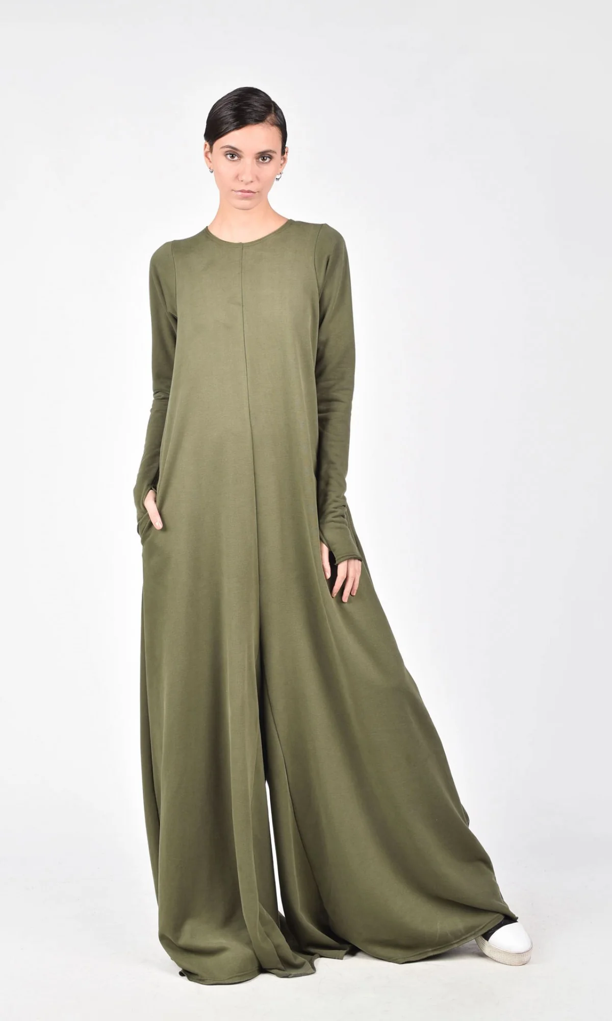 Wide Leg Maxi Jumpsuit - Image 2